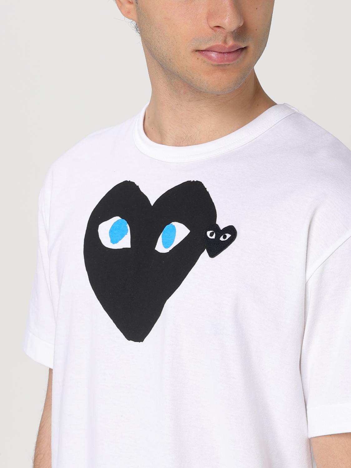 COMME DES GARÇONS PLAY T-SHIRT: Polo herren Comme Des Garçons Play, Weiß - Img 3