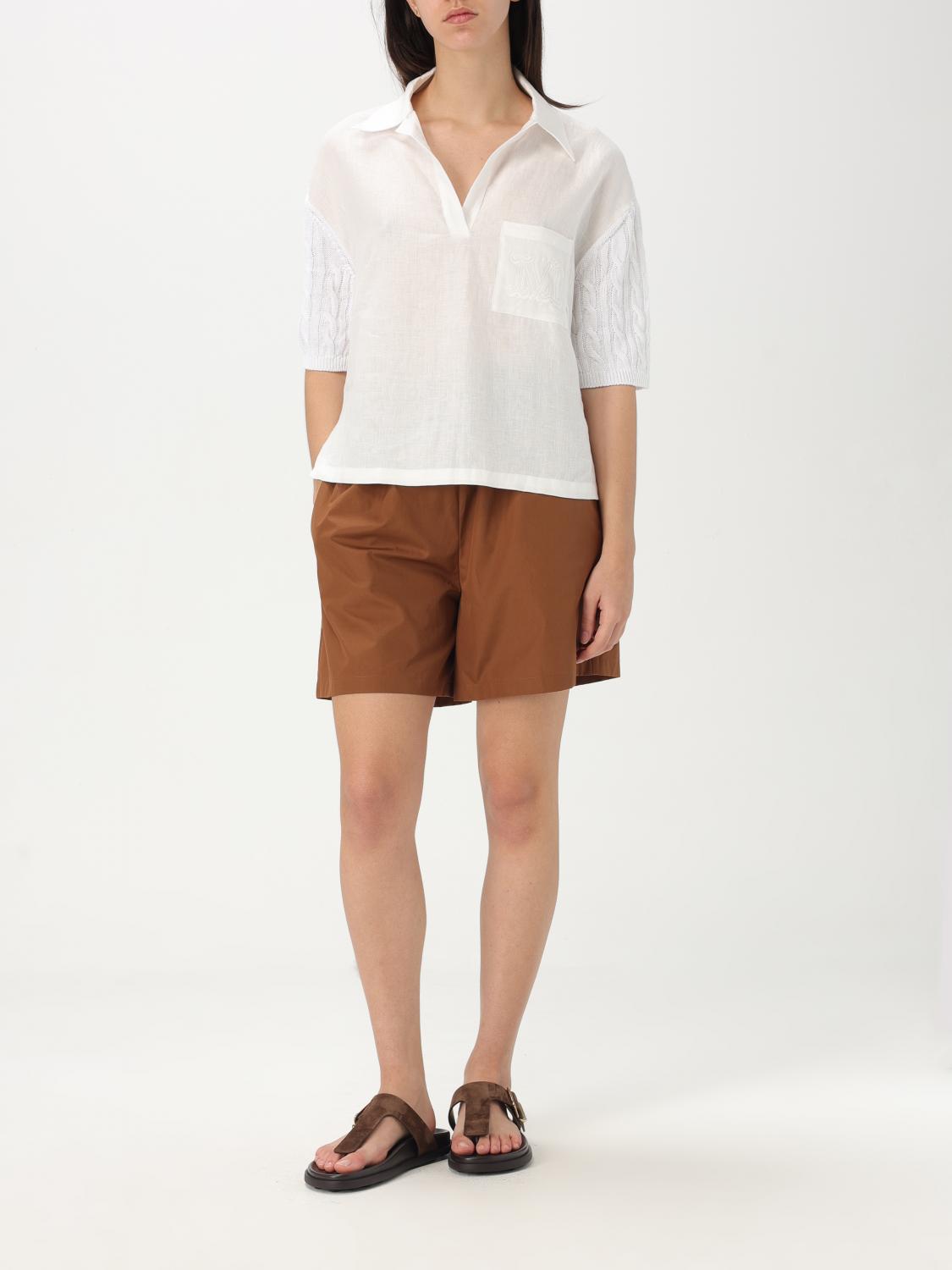 MAX MARA POLO: Jersey mujer Max Mara, Blanco - Img 2