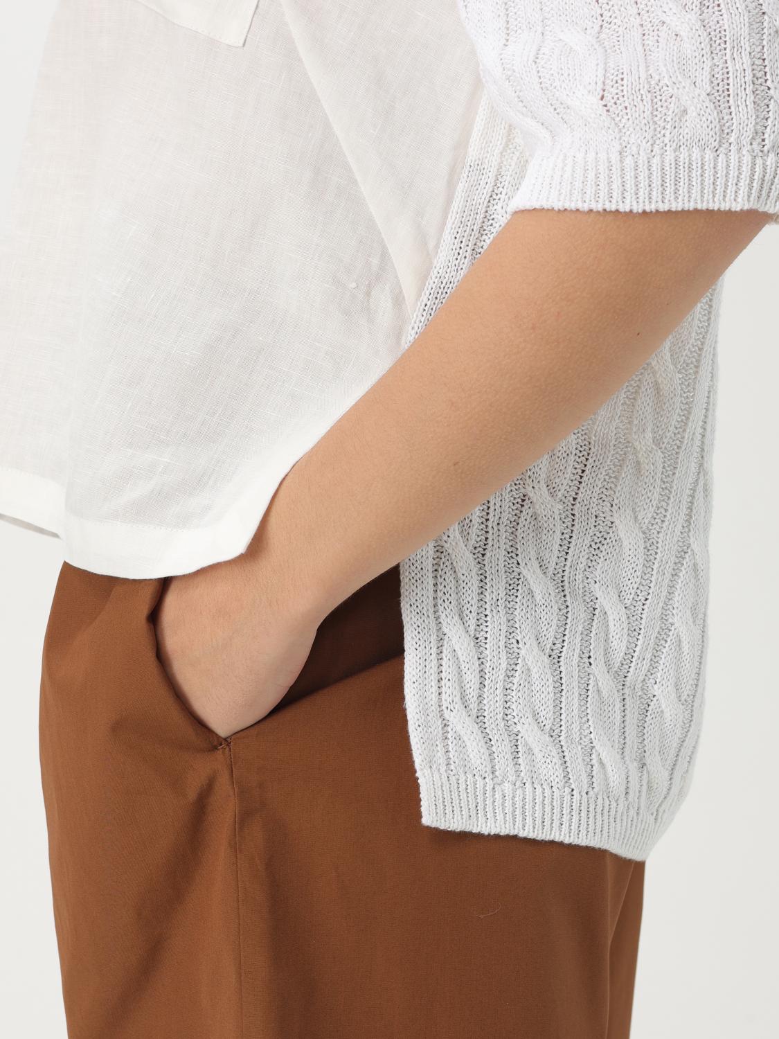 MAX MARA POLO: Jersey mujer Max Mara, Blanco - Img 5