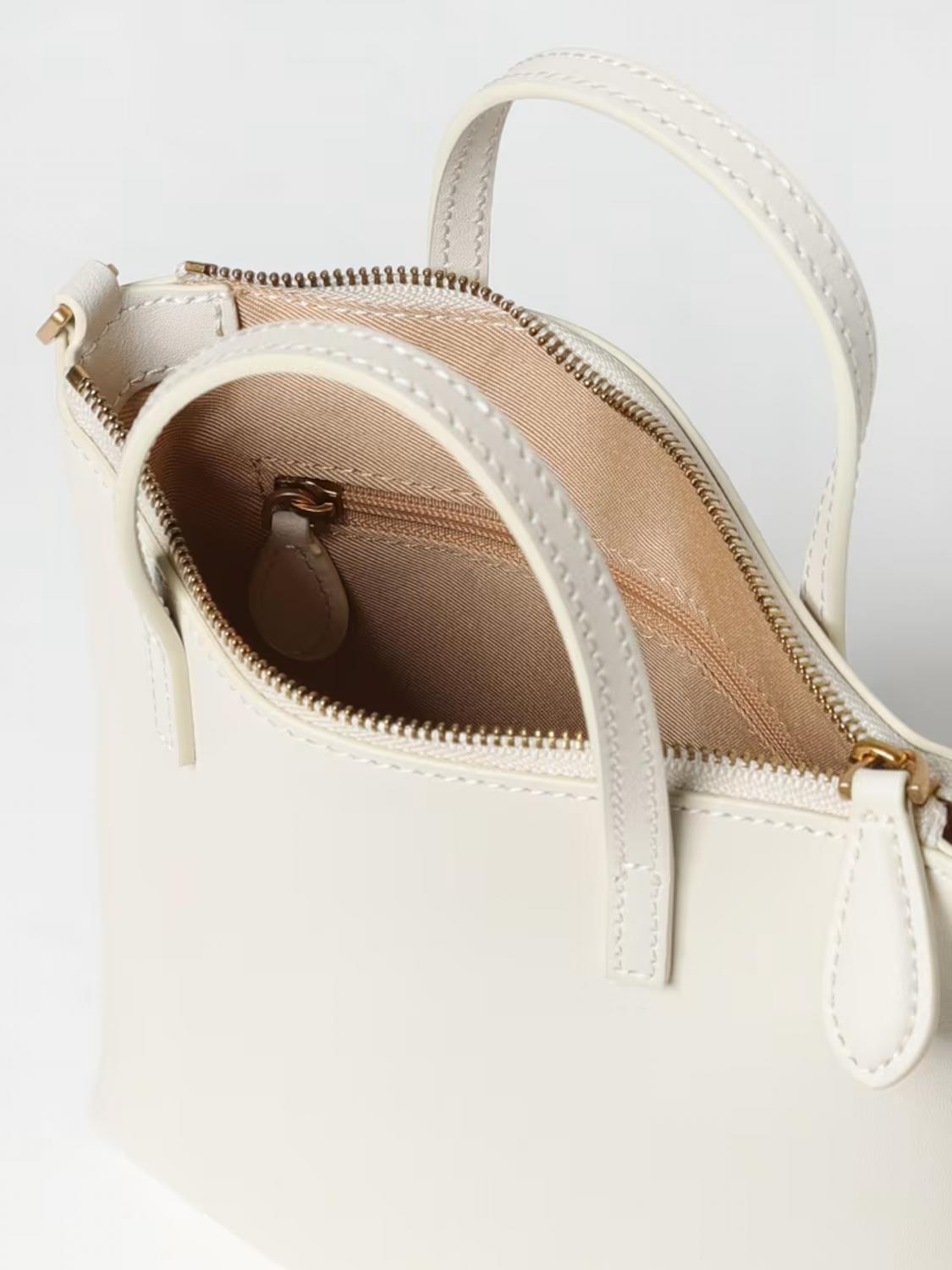 PINKO BORSA A MANO: Borsa a mano Pinko in pelle , Bianco - Img 3