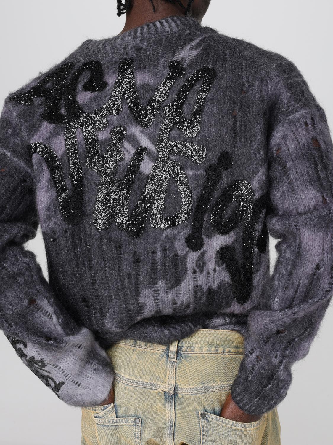 ACNE STUDIOS CARDIGAN: Strickjacke herren Acne Studios, Schwarz - Img 5