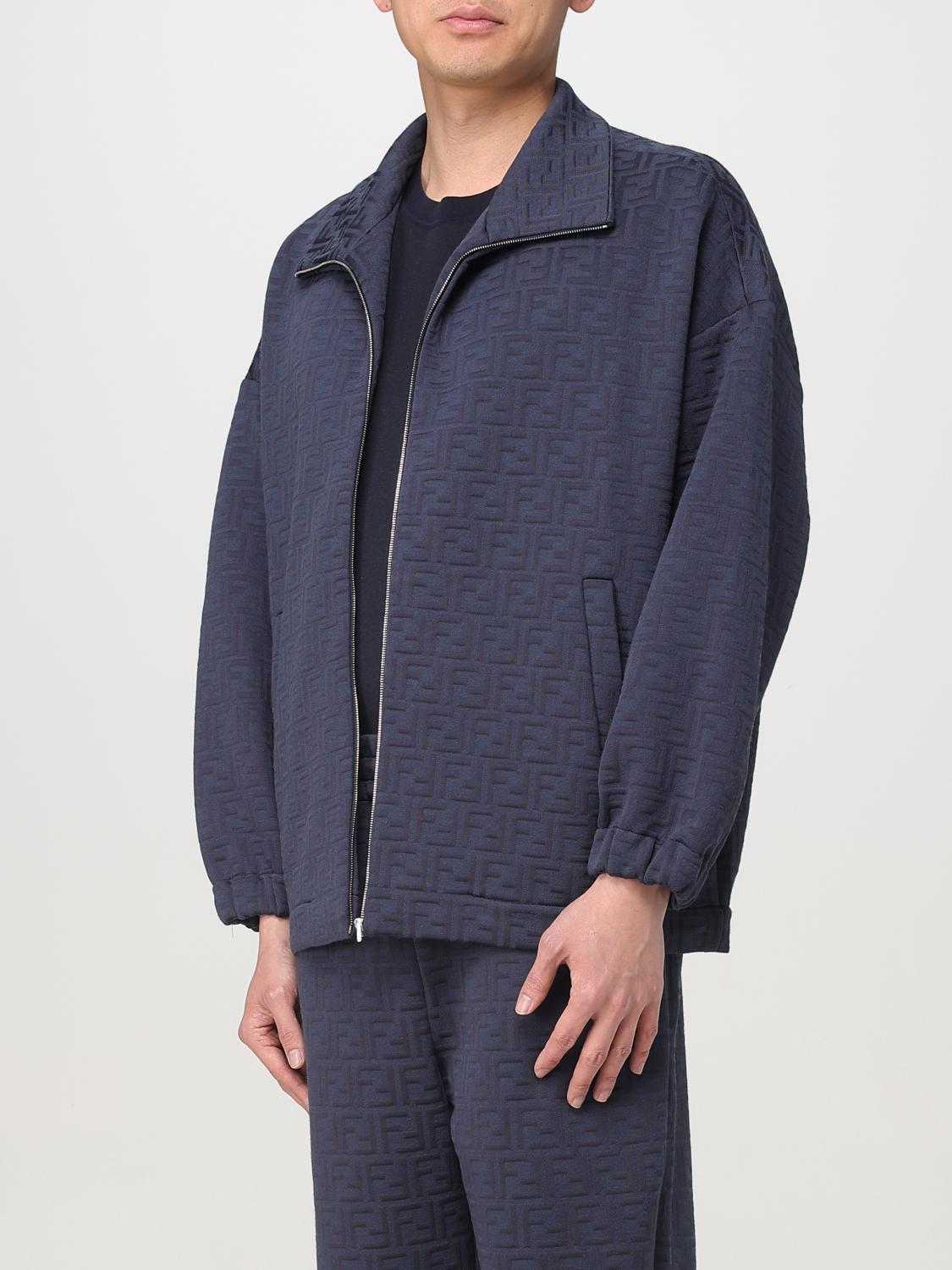 Fendi Jacket men - Blue | FAF743AU8O | GIGLIO.COM