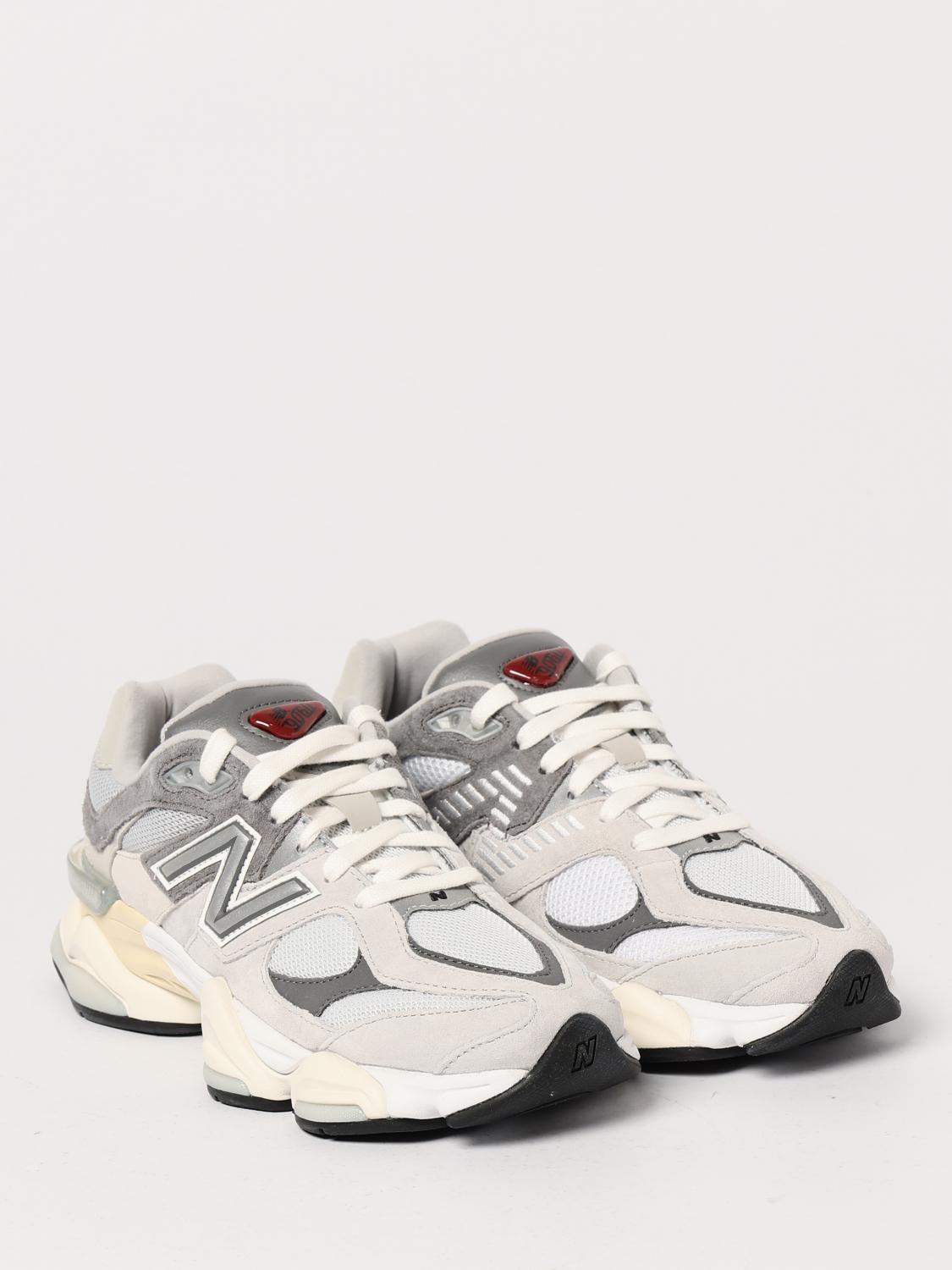 NEW BALANCE SNEAKERS: Sneakers 9060 New Balance in camoscio e mesh , Grigio - Img 2