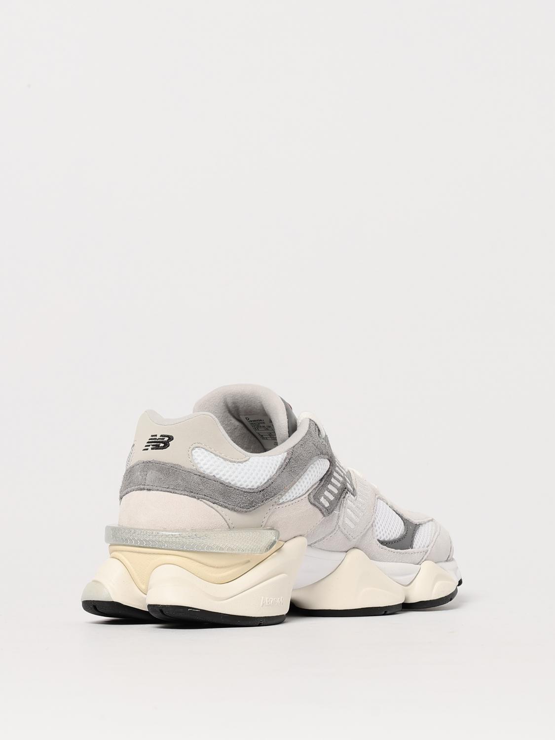 NEW BALANCE SNEAKERS: Sneakers 9060 New Balance in camoscio e mesh , Grigio - Img 3