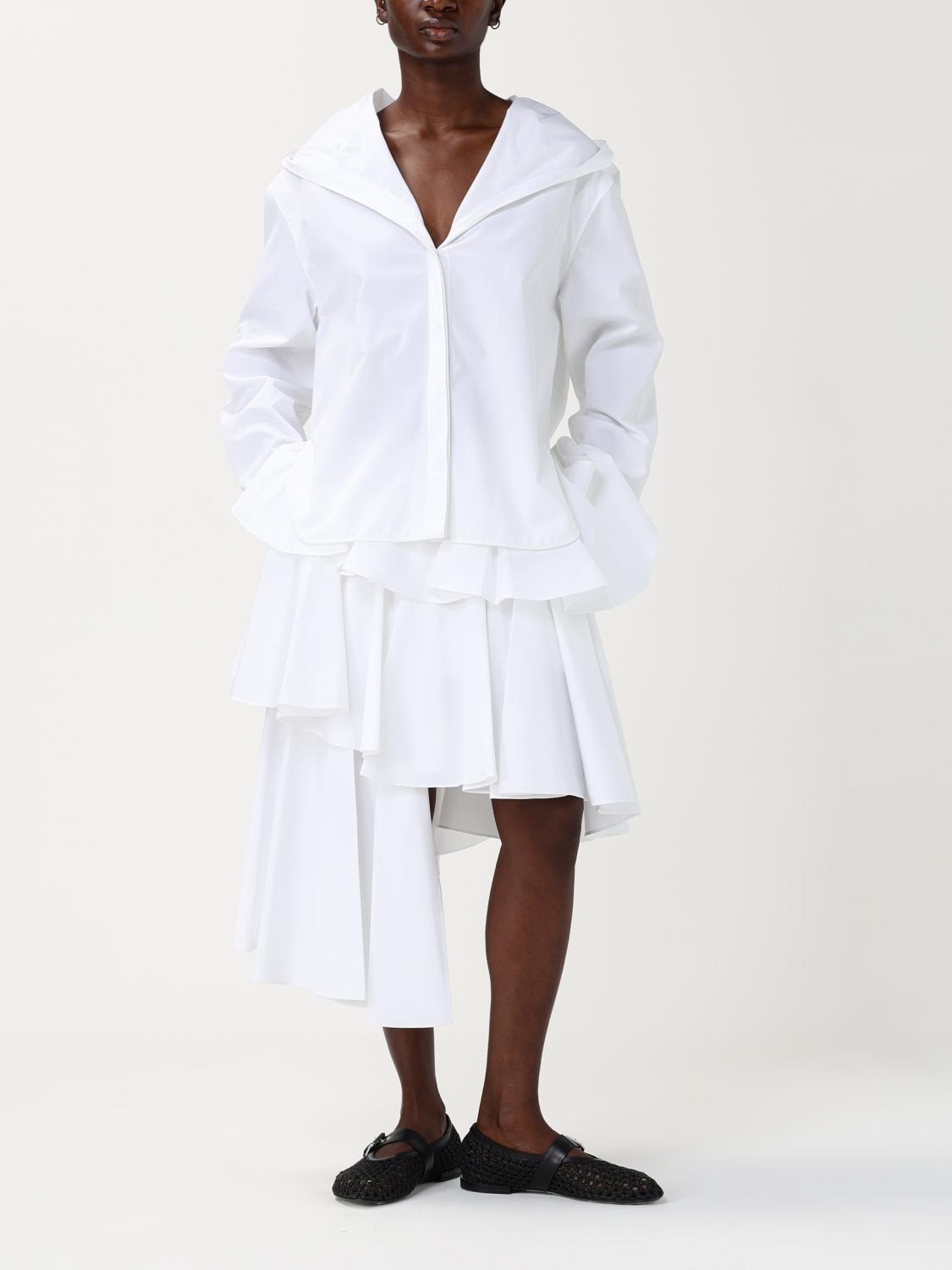 ALAÏA CAMISA: Falda mujer AlaÏa, Blanco - Img 2