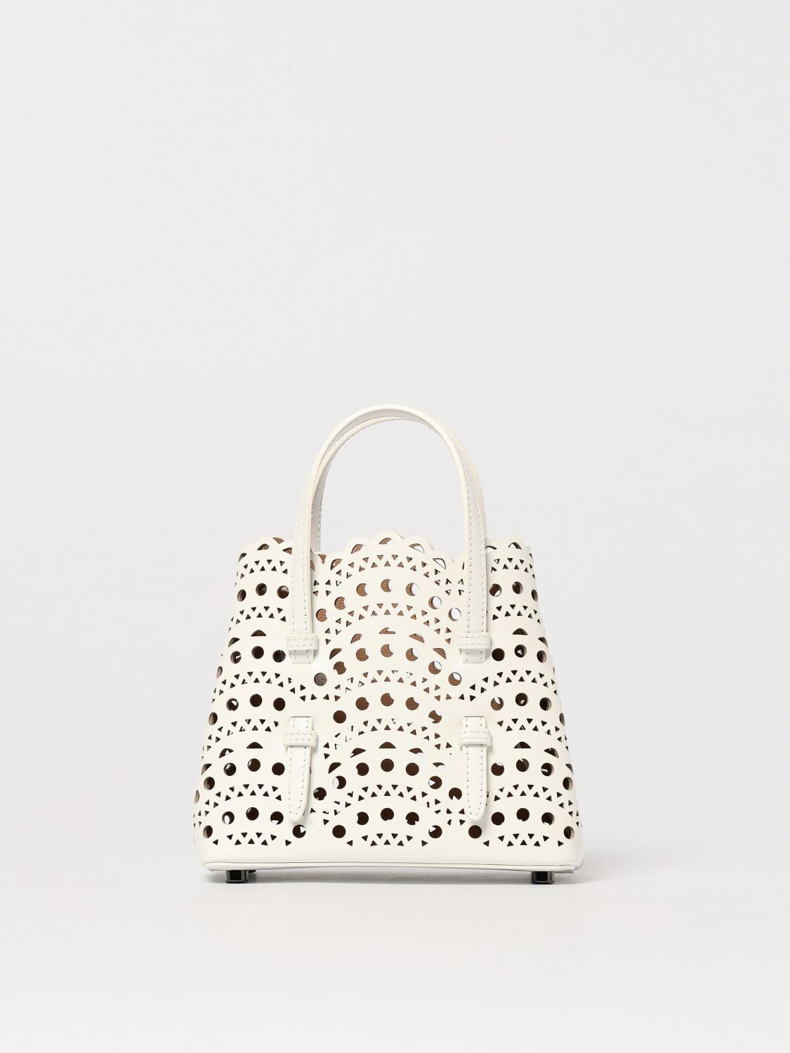 ALAÏA MINI BOLSO: Bolso de mano mujer AlaÏa, Blanco - Img 1