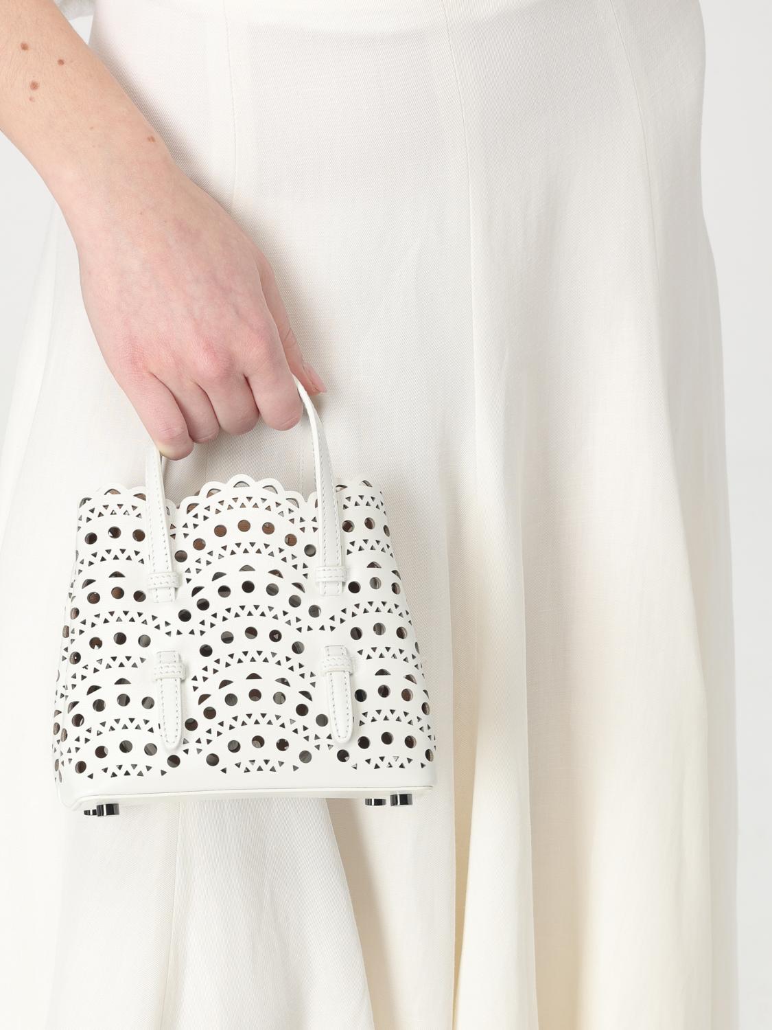 ALAÏA MINI BOLSO: Bolso de mano mujer AlaÏa, Blanco - Img 2