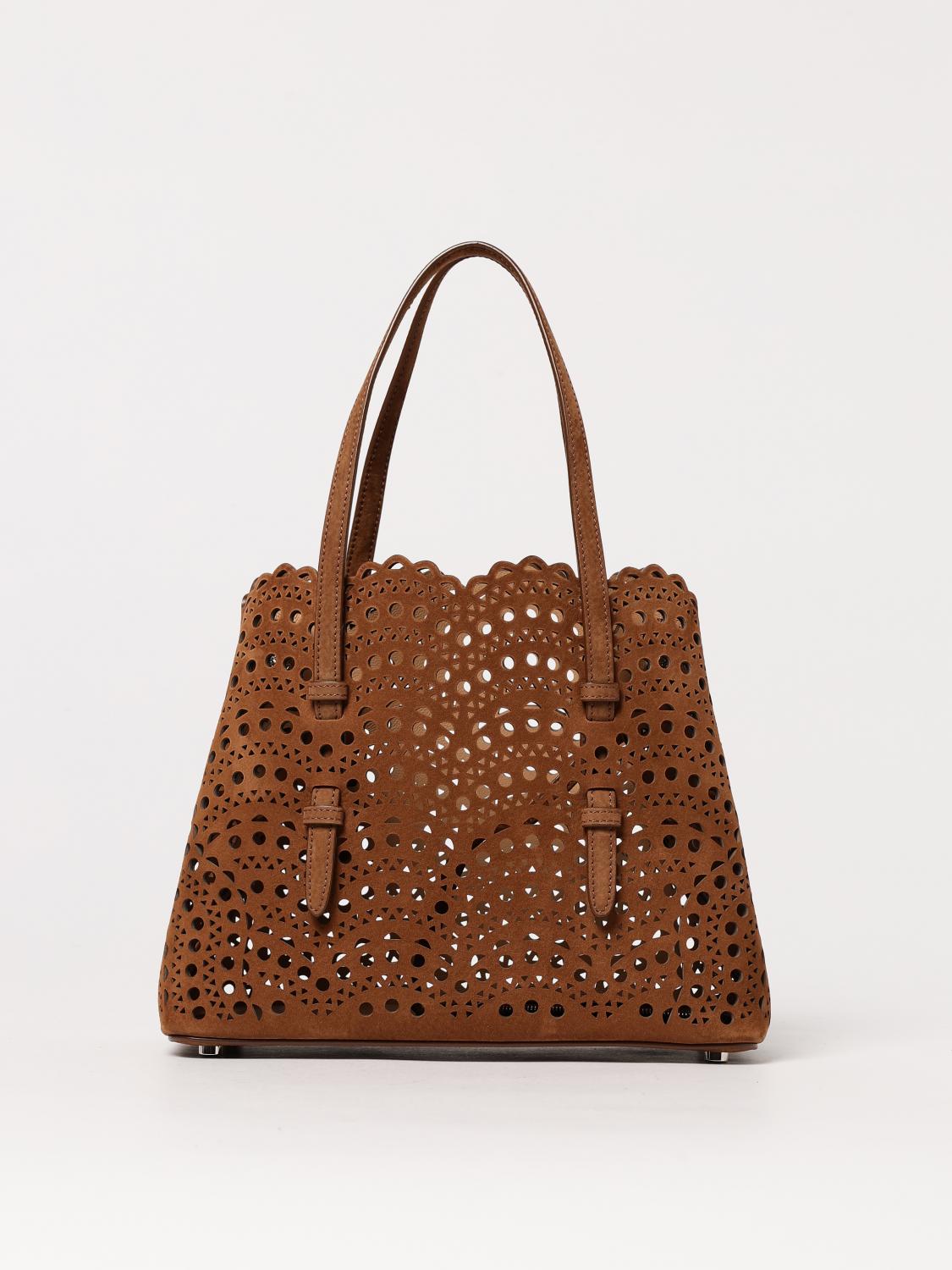 ALAÏA SCHULTERTASCHE: Handtasche damen AlaÏa, Braun - Img 1