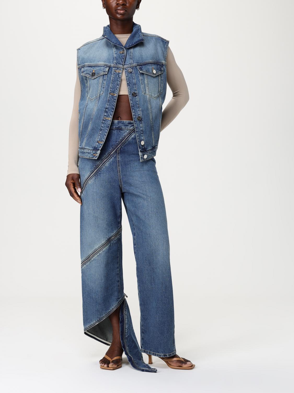ALAÏA JACKE: Pullover damen AlaÏa, Blau - Img 2