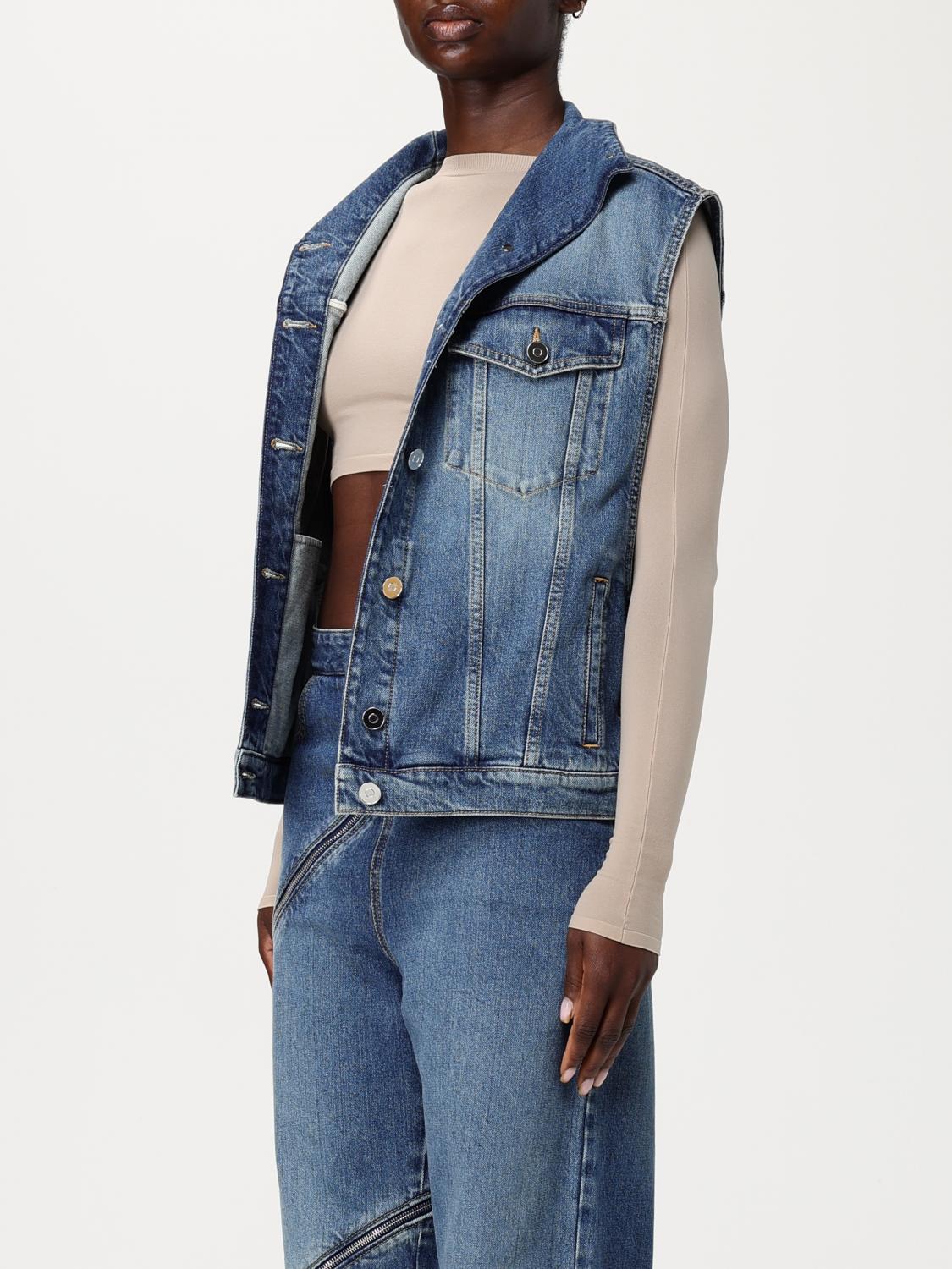ALAÏA JACKE: Pullover damen AlaÏa, Blau - Img 4