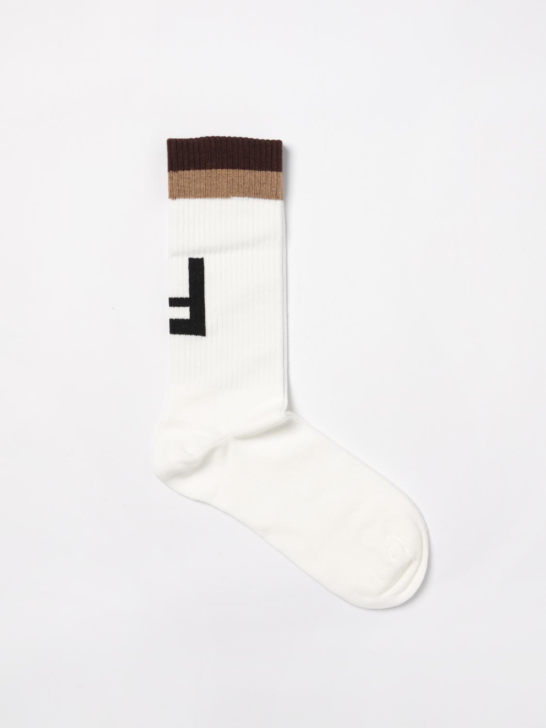 FENDI SOCKS: Socks men Fendi, Black - Img 1
