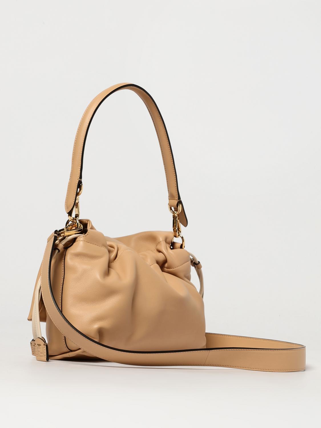 FENDI BORSA A SPALLA: Borsa Mamma Baguette Medium Fendi in pelle , Rosa - Img 3