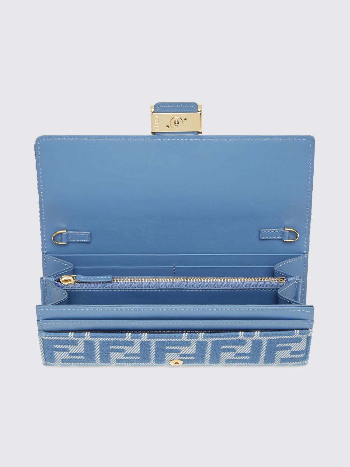 Fendi Wallet woman - Gnawed Blue | 8M0498AUNJ | GIGLIO.COM
