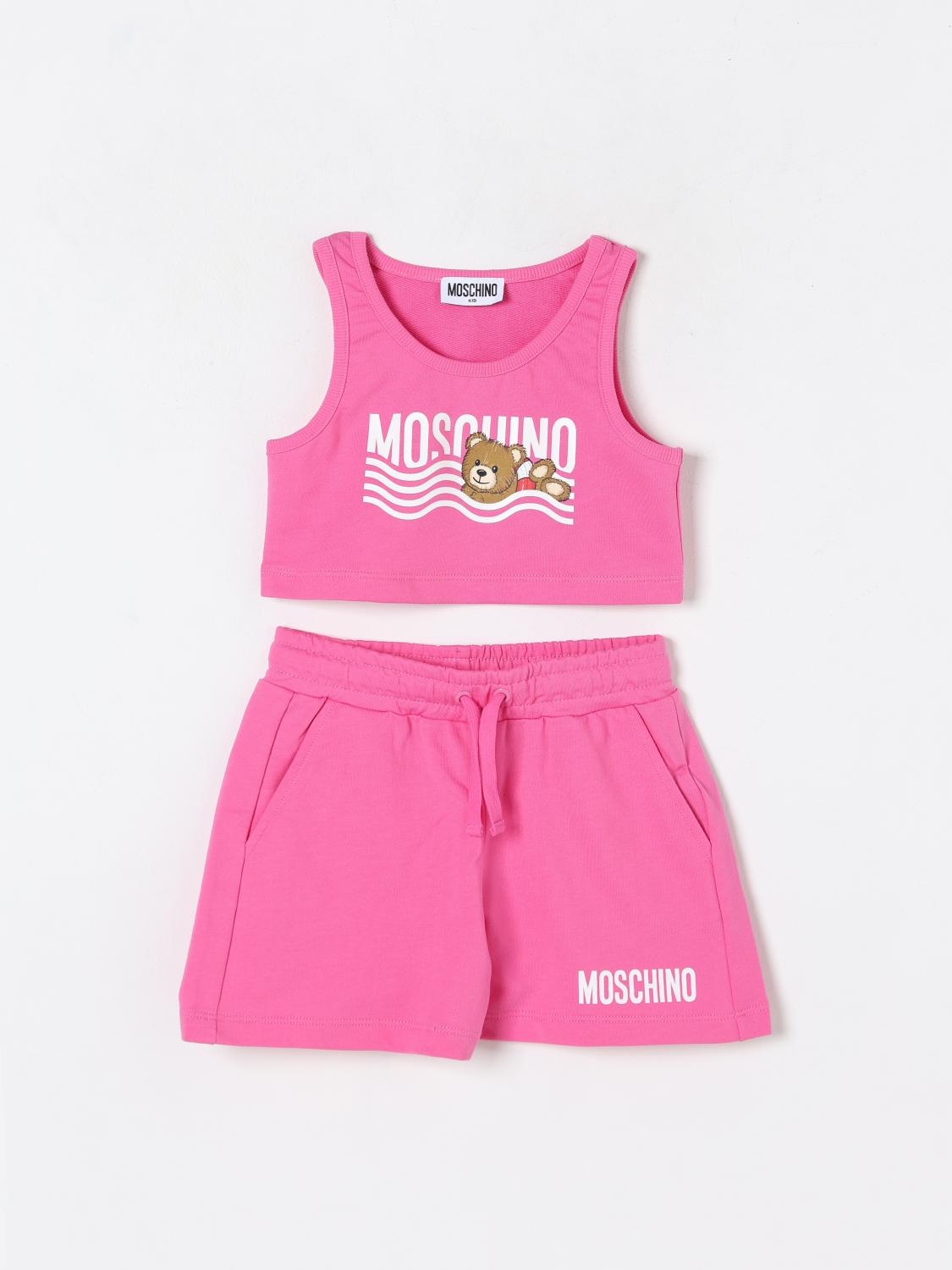 MOSCHINO KOMBINATION: Pullover kinder Moschino, Pink - Img 1