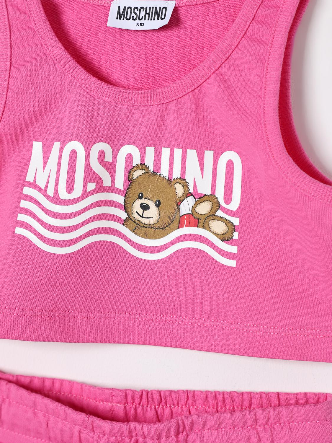MOSCHINO KOMBINATION: Pullover kinder Moschino, Pink - Img 3