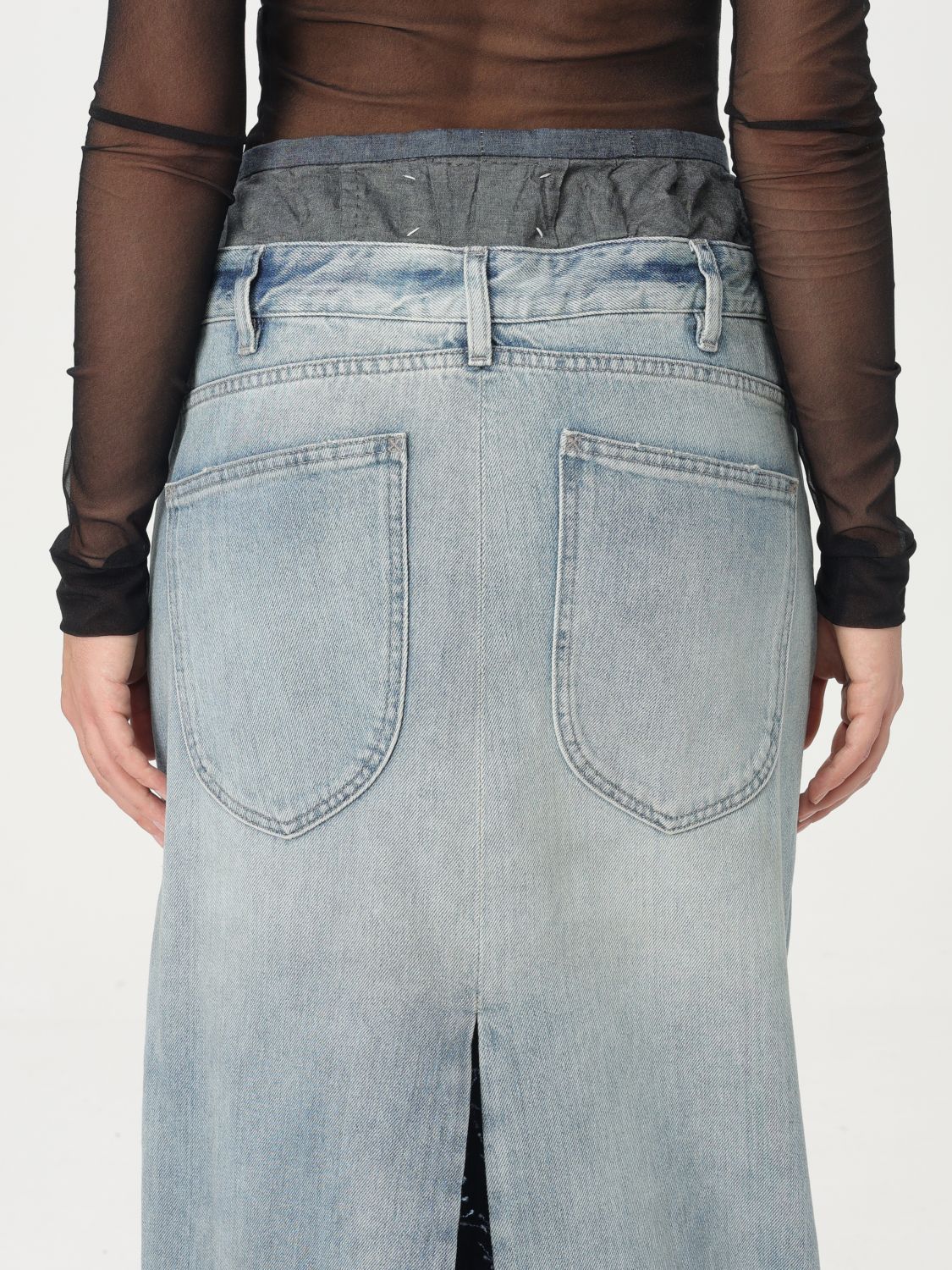 MAISON MARGIELA GONNA: Gonna Maison Margiela in denim , Blue - Img 5