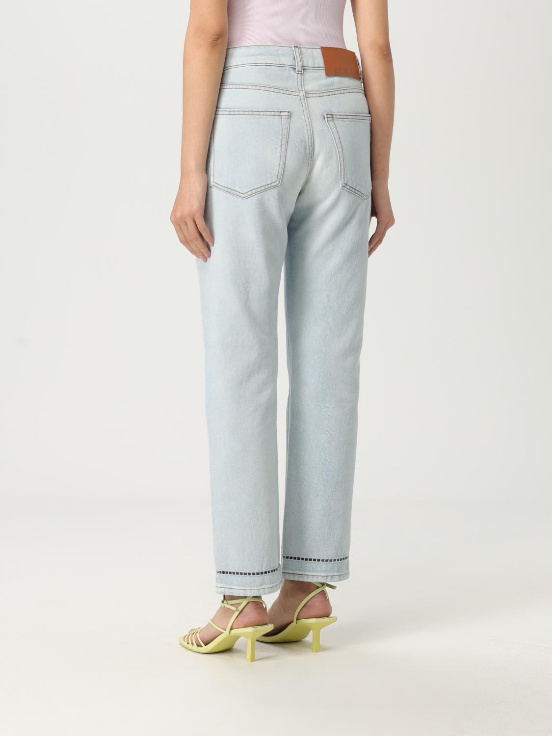 MSGM JEANS: Jeans MSGM in denim di cotone , Blue - Img 2