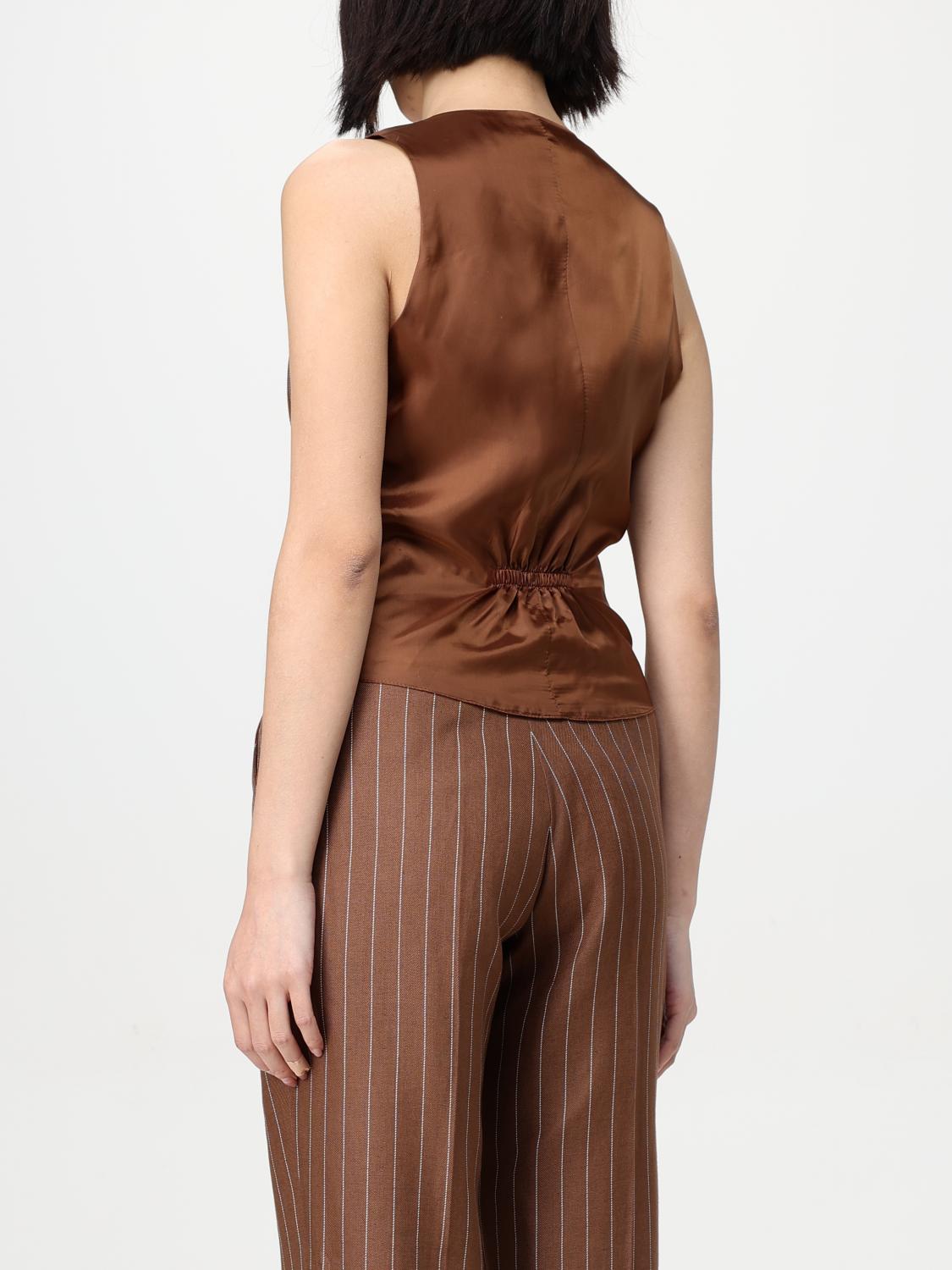TAGLIATORE CHALECO: Chaqueta mujer Tagliatore, Marrón - Img 3
