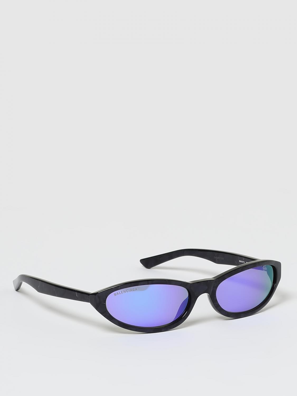 BALENCIAGA サングラス: Balenciaga アセテートサングラス, バイオレット - Img 1