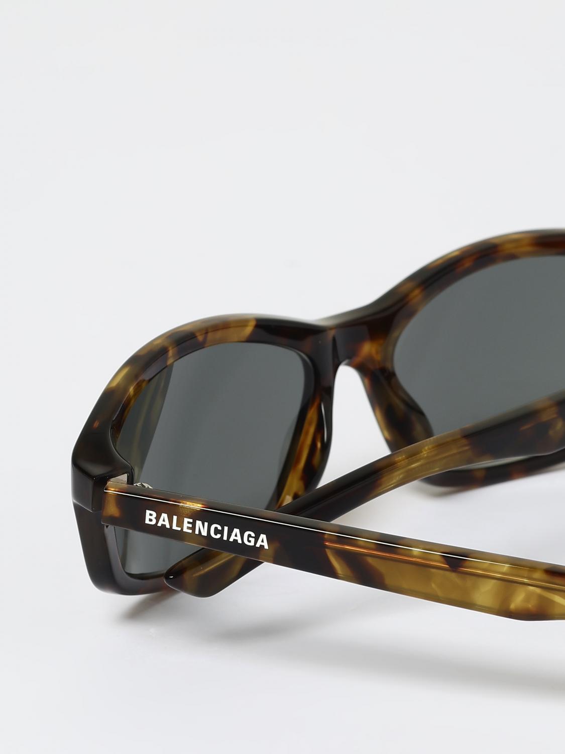 BALENCIAGA GAFAS DE SOL: Gafas de sol de acetato Balenciaga, Marrón - Img 5
