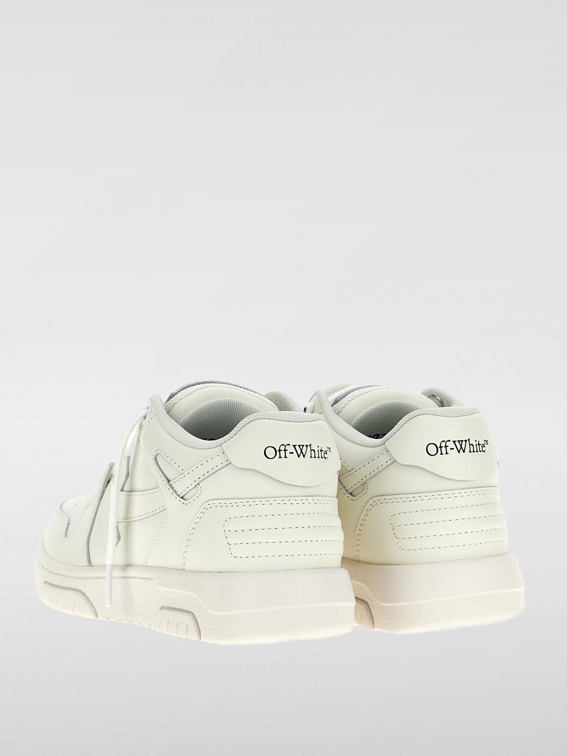 OFF-WHITE SNEAKERS: Sneakers Out Of Office Off-White in pelle , Bianco - Img 3