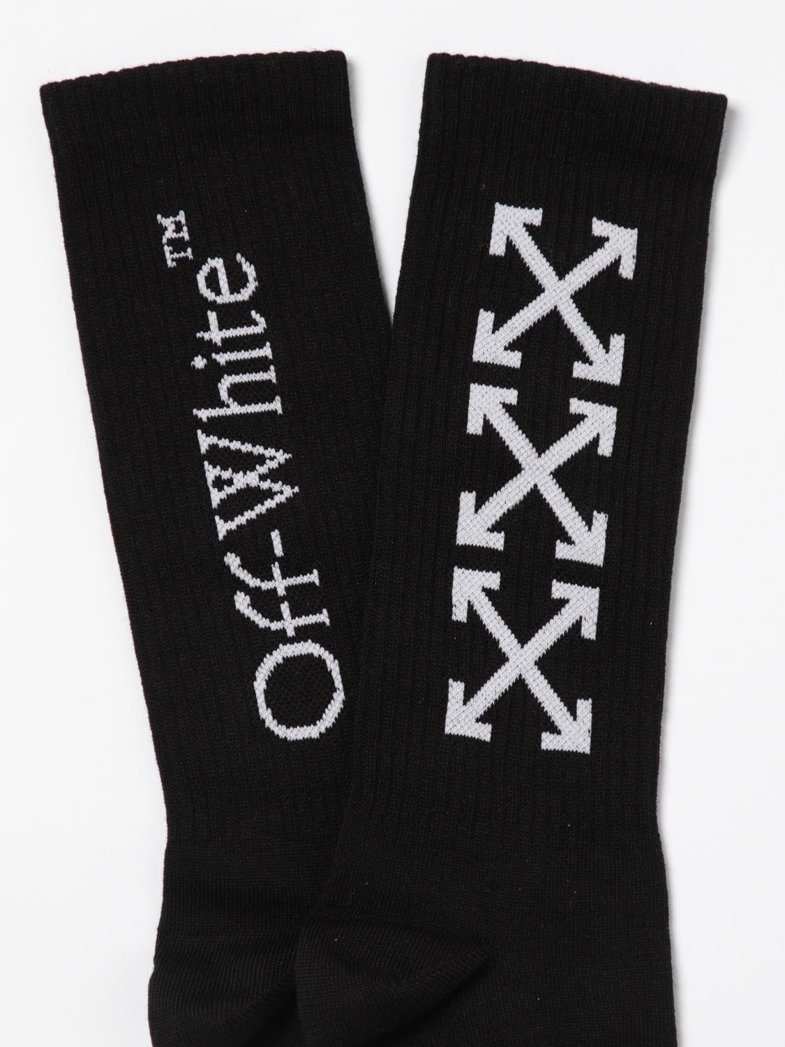 OFF-WHITE SOCKS: Socks men Off-white, Black 1 - Img 2