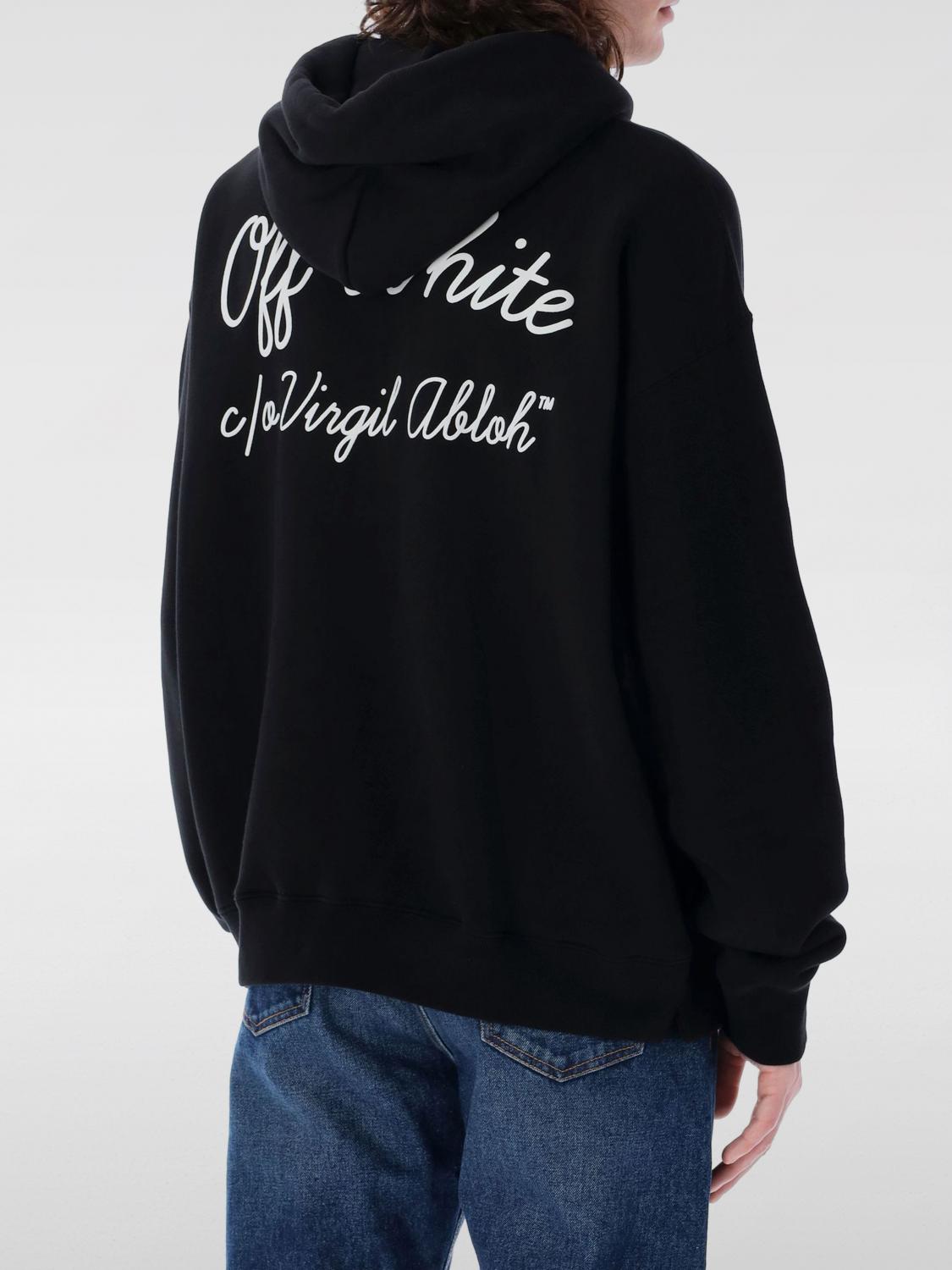 OFF-WHITE SUDADERA: Sudadera con capucha y logo Off-white, Negro - Img 2