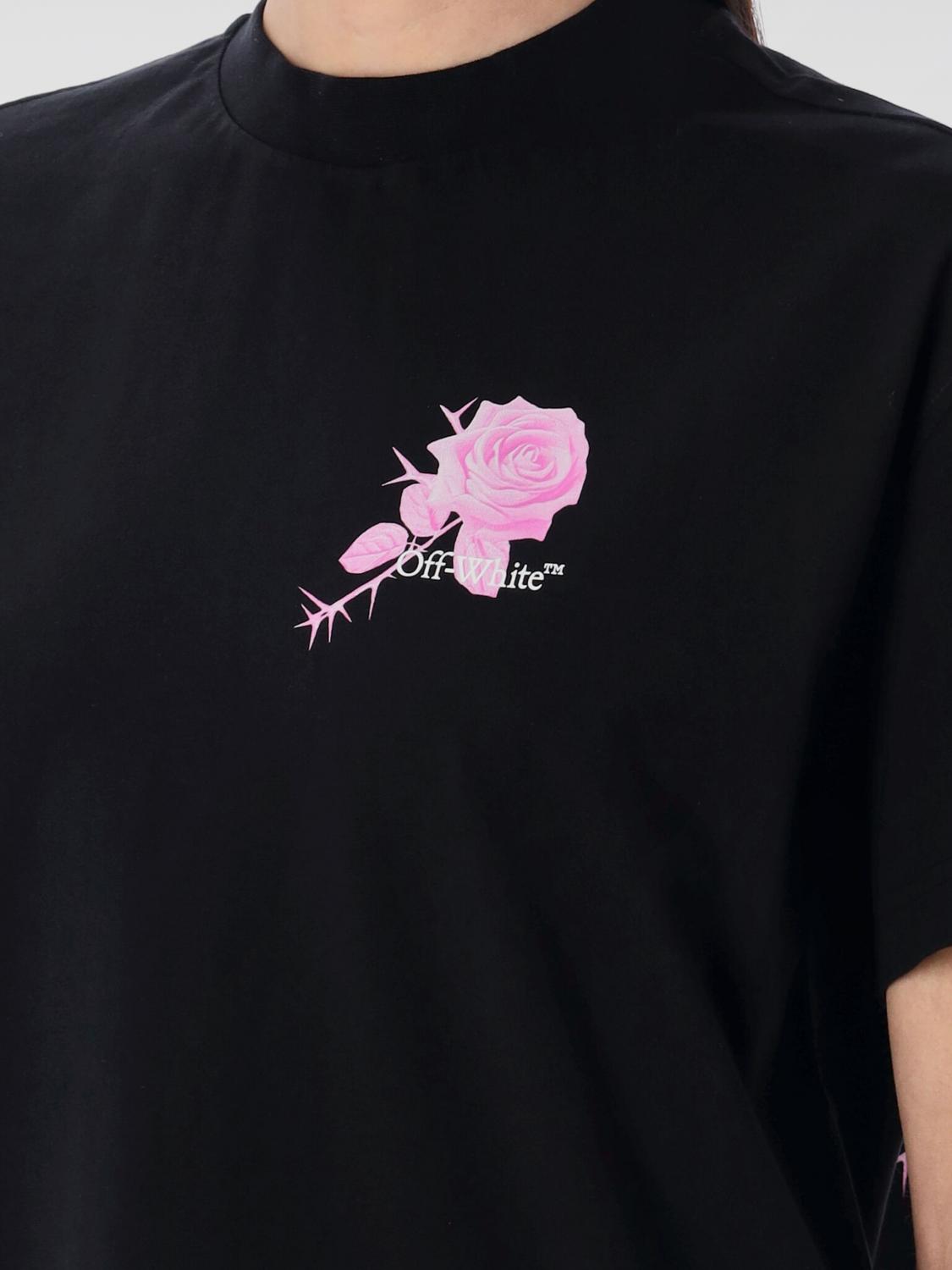 OFF-WHITE CAMISETA: Camiseta mujer Off-white, Negro - Img 3