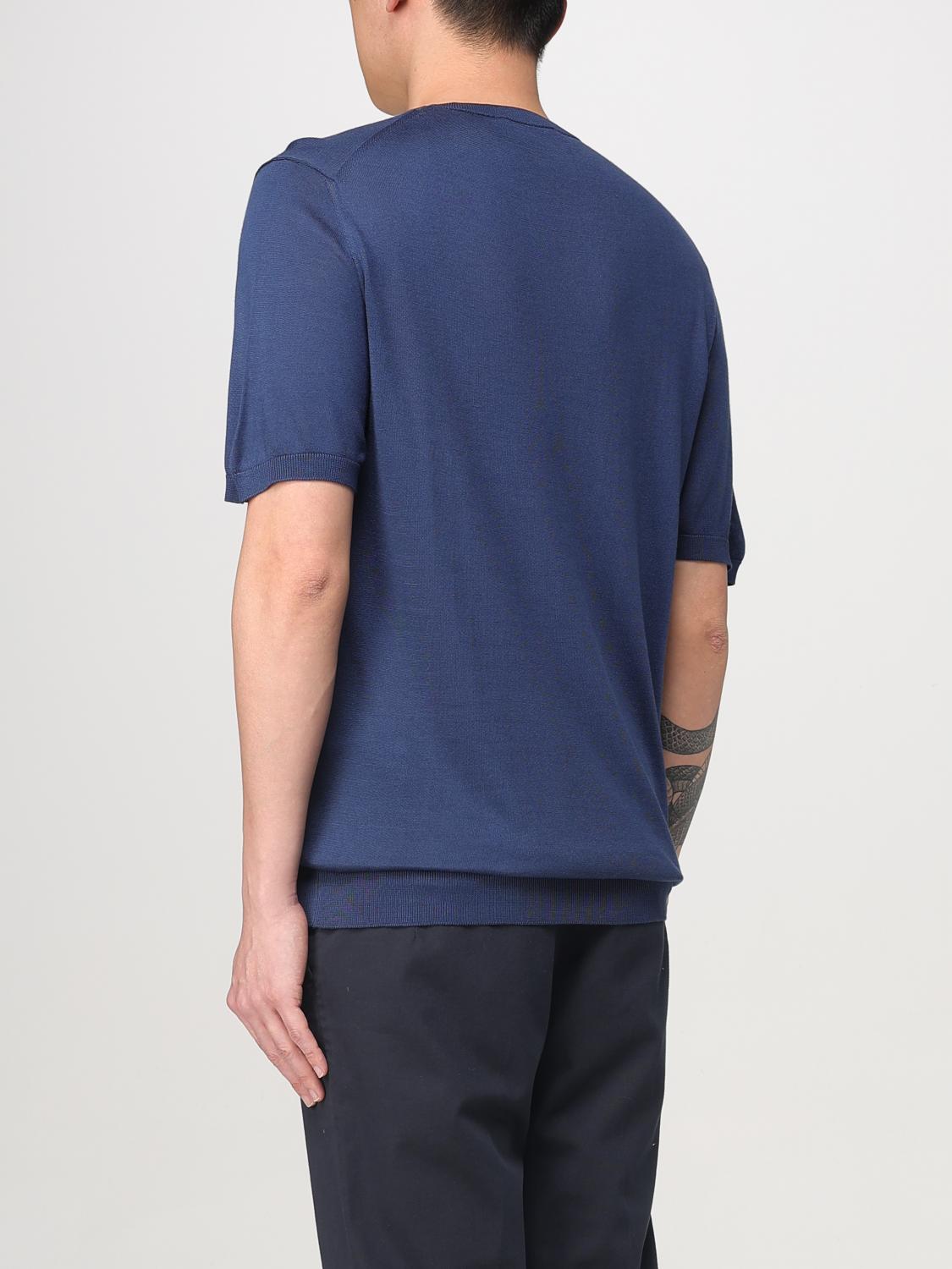 CORNELIANI T-SHIRT: Corneliani silk t-shirt, Blue - Img 2