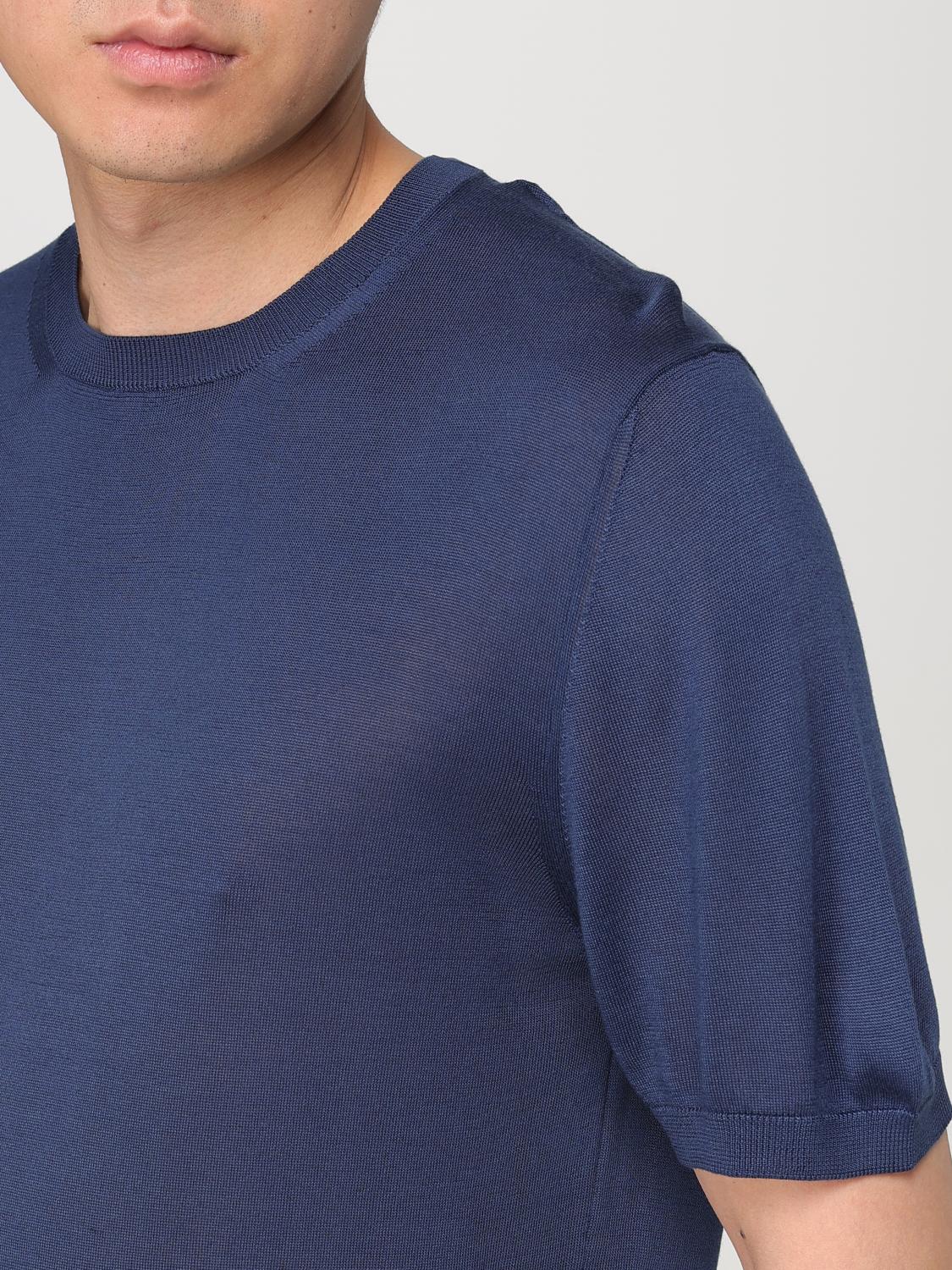 CORNELIANI T-SHIRT: Corneliani silk t-shirt, Blue - Img 3