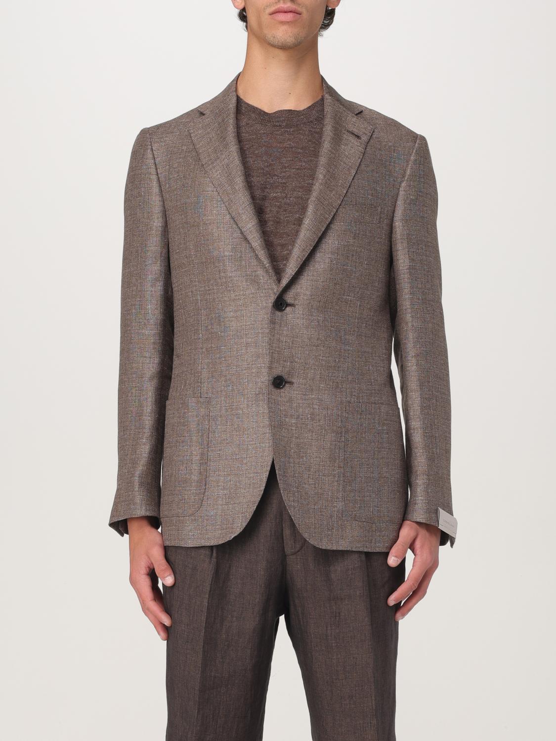 CORNELIANI BLAZER: Corneliani men's blazer, Brown - Img 1