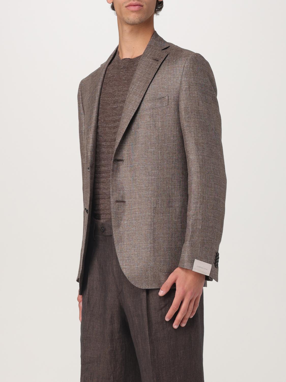 CORNELIANI BLAZER: Corneliani men's blazer, Brown - Img 3