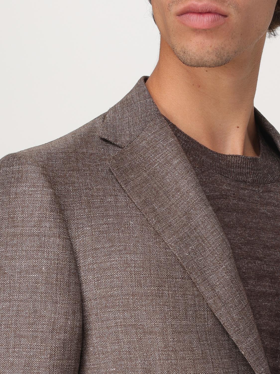 CORNELIANI BLAZER: Corneliani men's blazer, Brown - Img 4