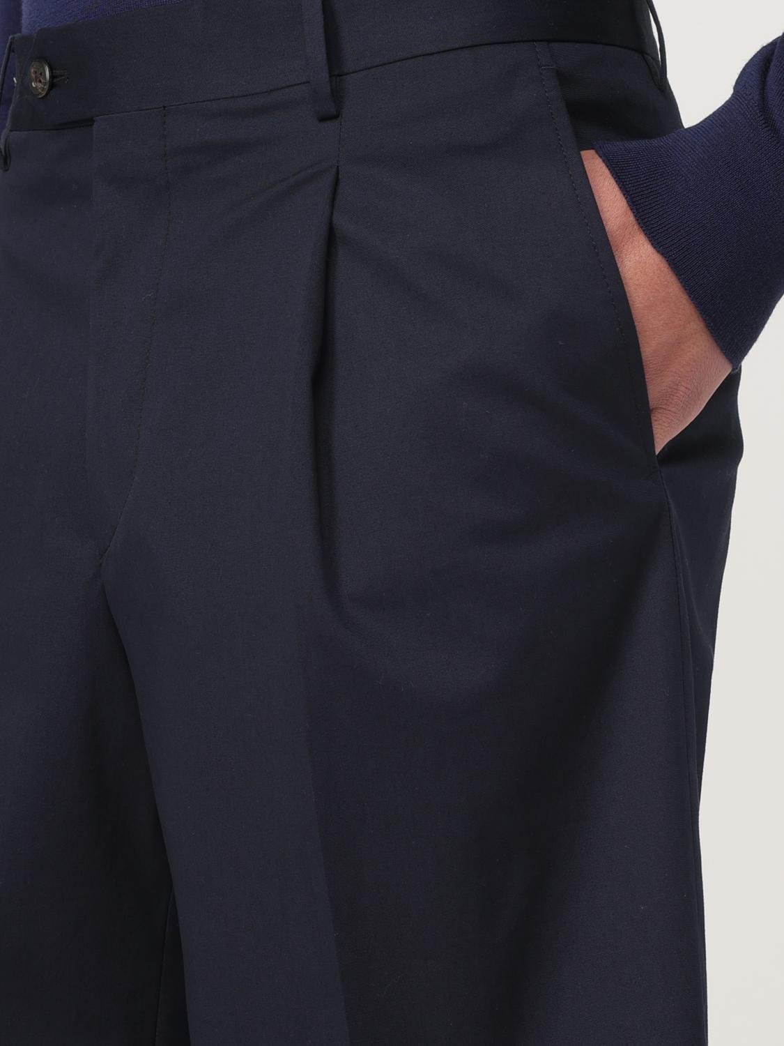 CORNELIANI PANTALONCINI: Pantaloncino Corneliani in cotone stretch , Blue - Img 4