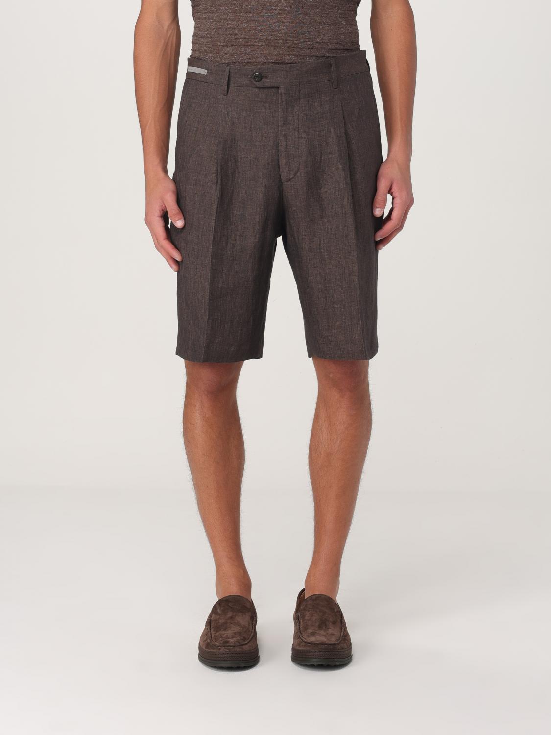 CORNELIANI SHORTS: Pants men Corneliani, Brown - Img 1