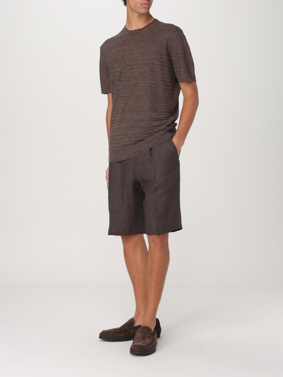 CORNELIANI SHORTS: Pants men Corneliani, Brown - Img 2
