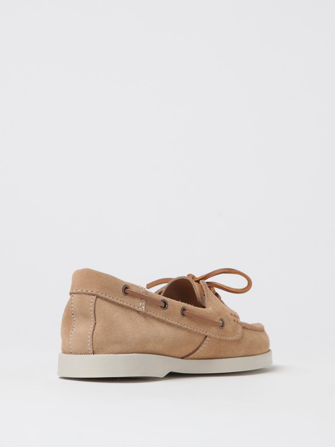 MANEBI MOCASSINI: Mocassino da barca Manebi in camoscio , Beige - Img 3