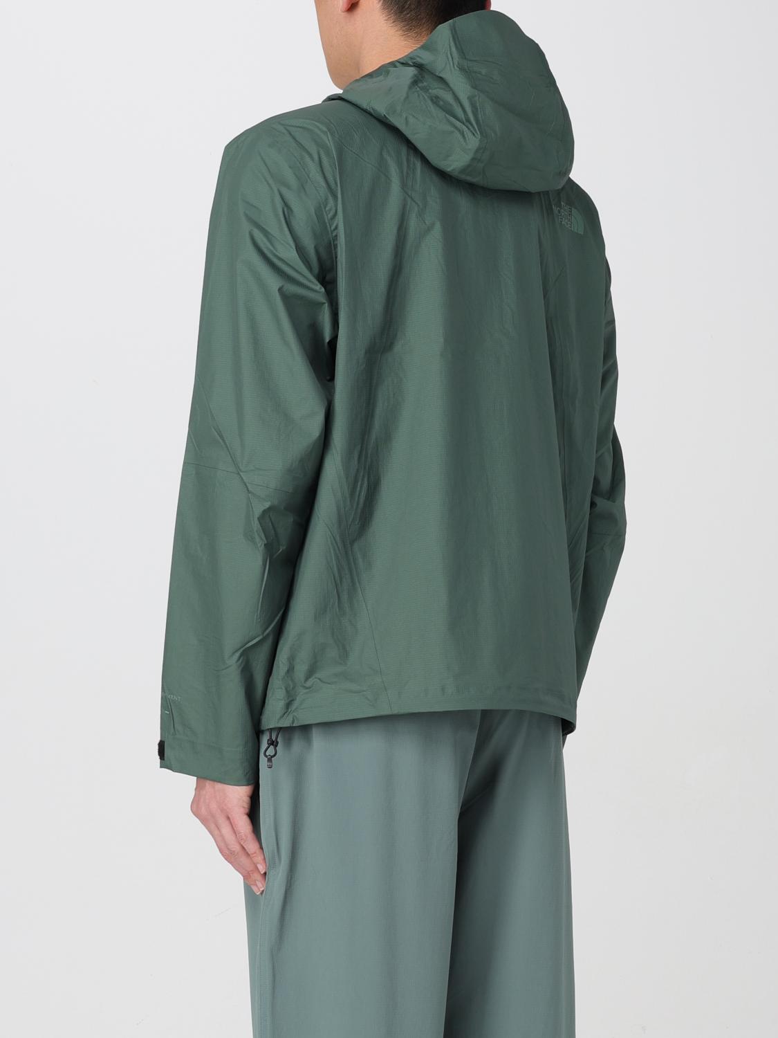 THE NORTH FACE GIACCA: Giubbotto The North Face in nylon con cappuccio , Verde - Img 3