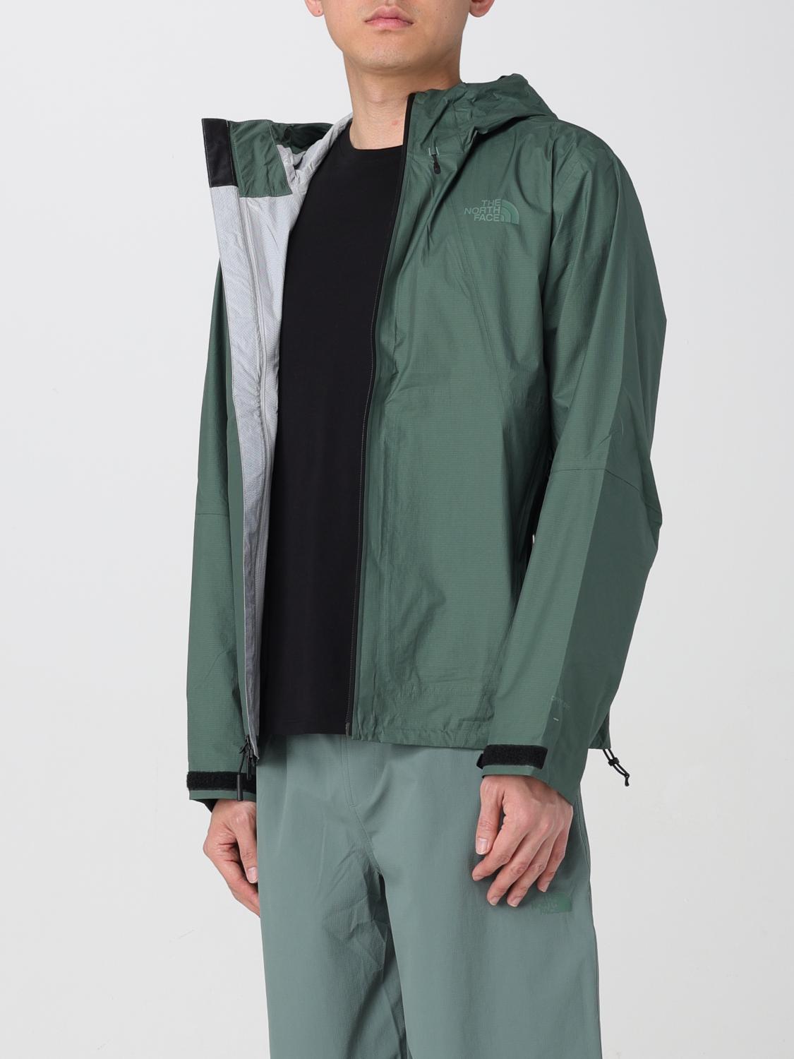 THE NORTH FACE GIACCA: Giubbotto The North Face in nylon con cappuccio , Verde - Img 4