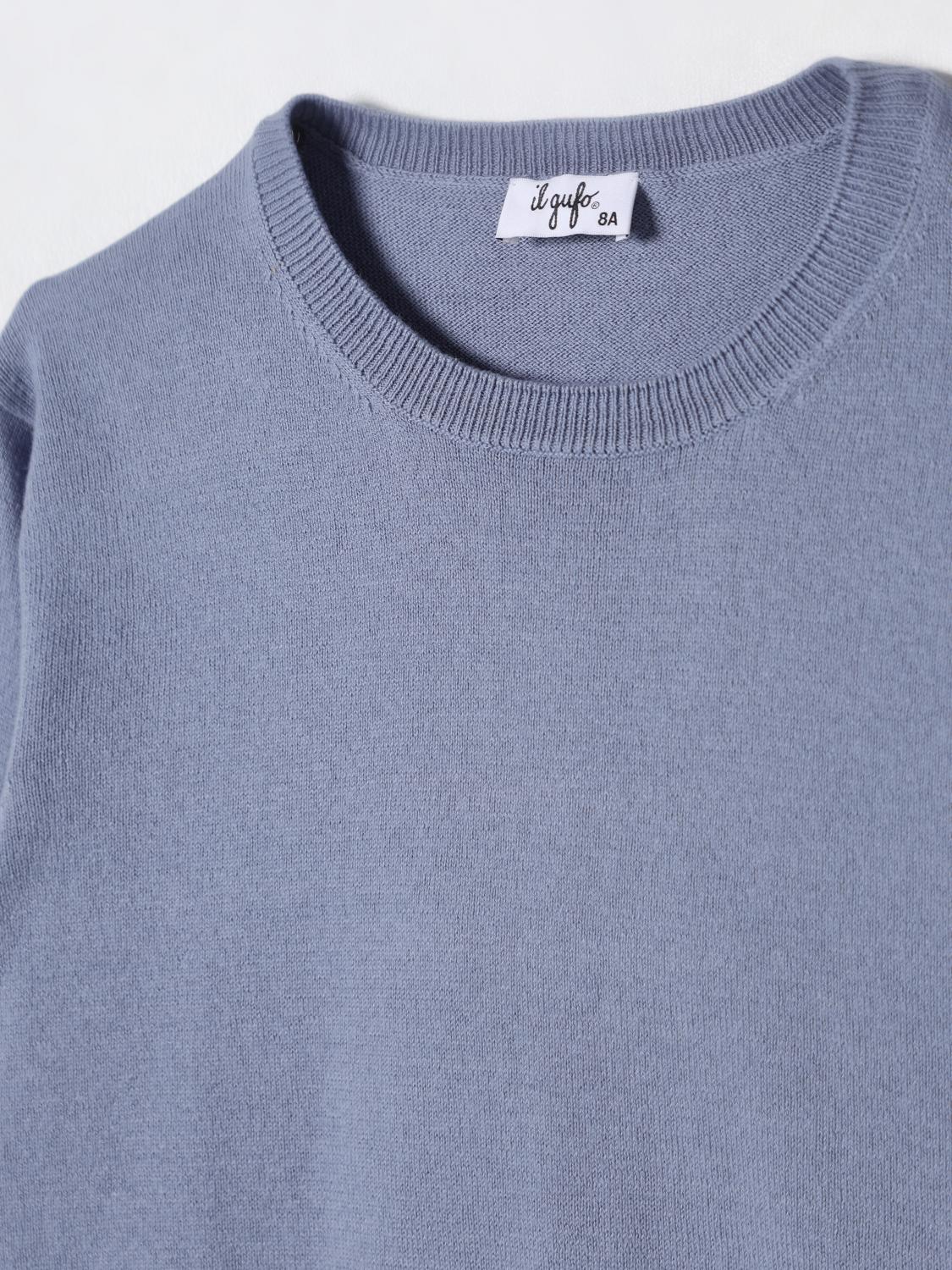 IL GUFO PULLOVER: Pullover kinder Il Gufo, Blau - Img 3