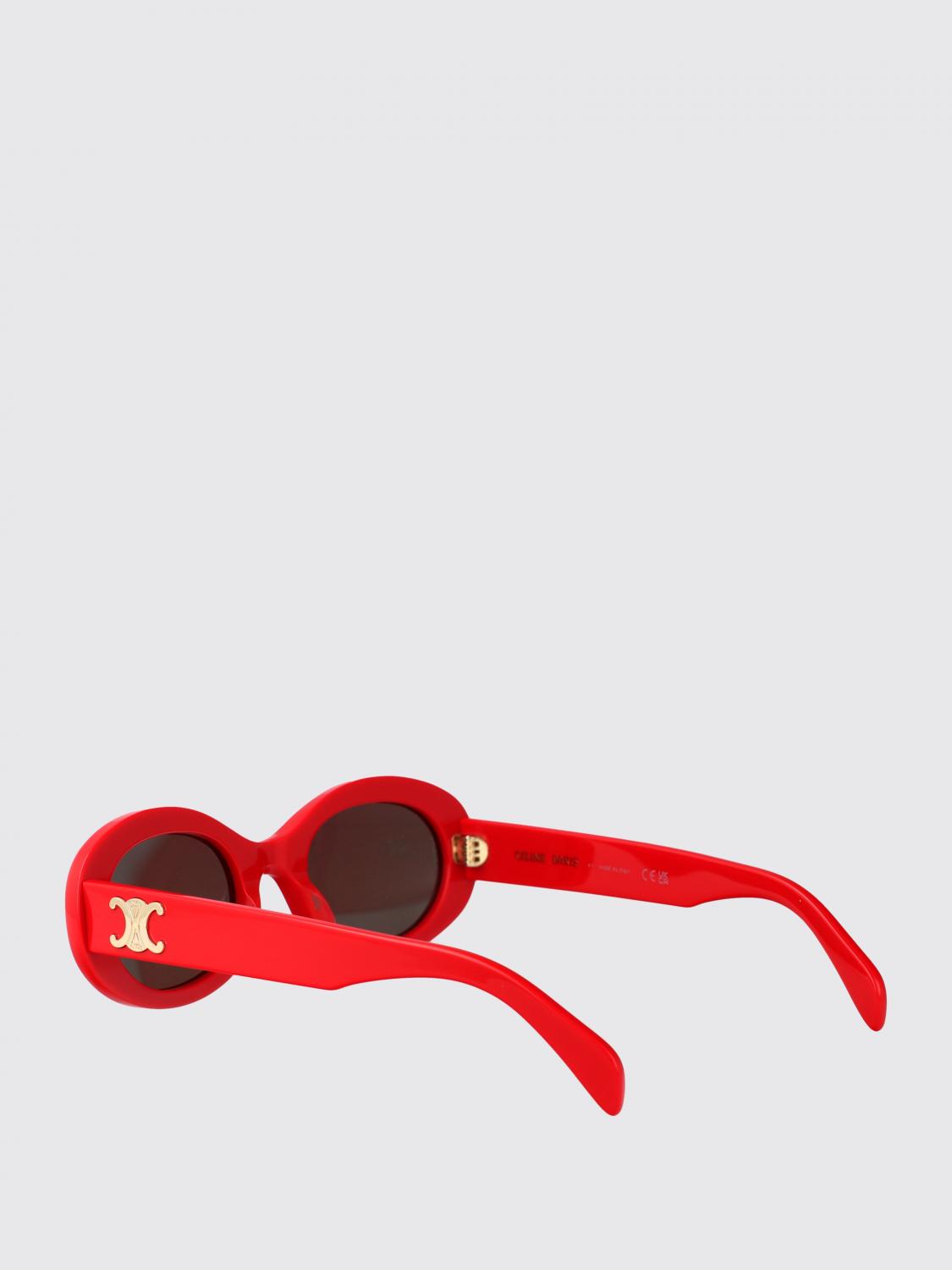 CELINE SONNENBRILLE: CL40194U 78E Sonnenbrille Celine, Rot - Img 3