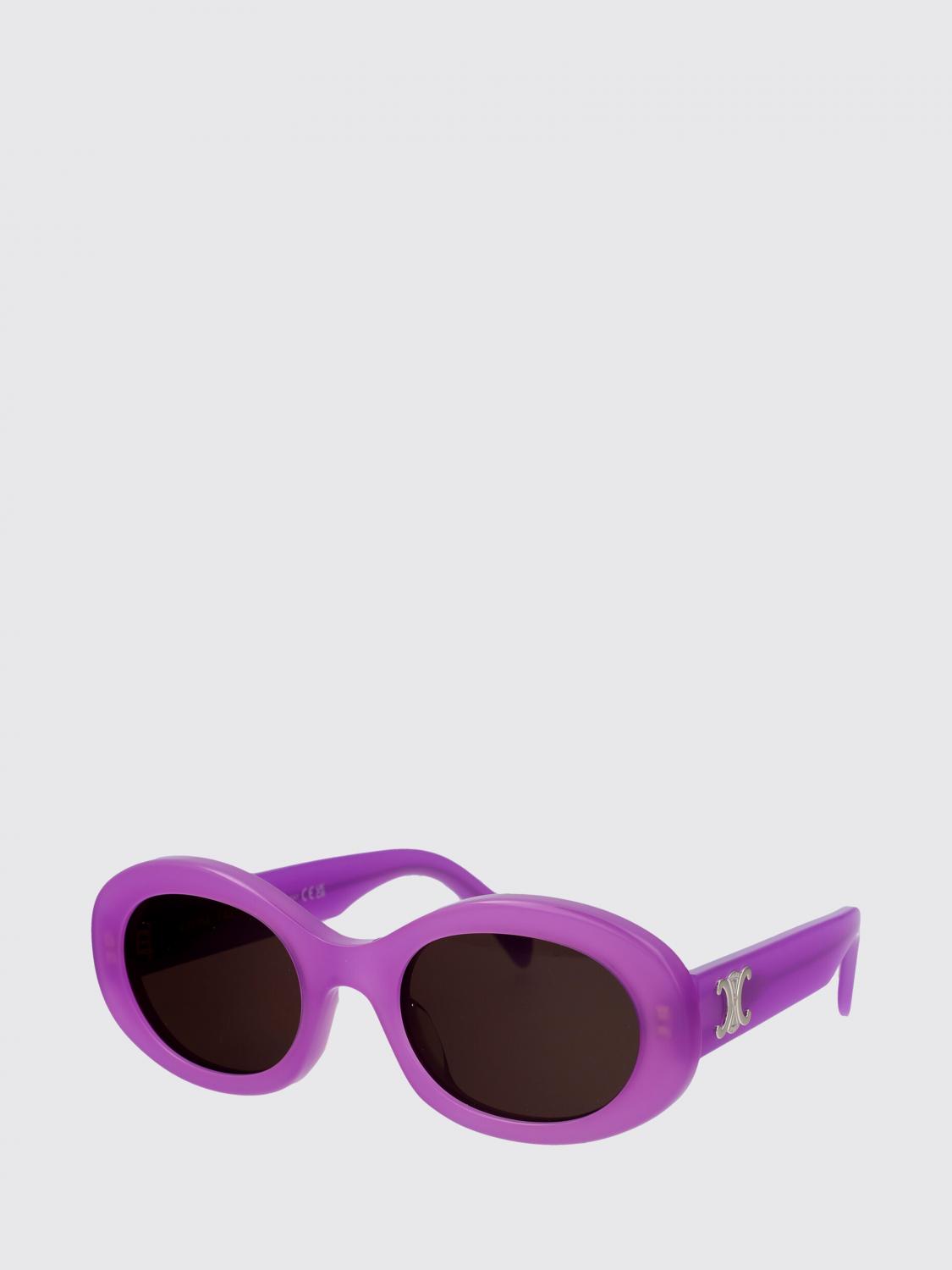 CELINE OCCHIALI DA SOLE: Occhiali da sole CL40194U 78E Celine, Viola - Img 1