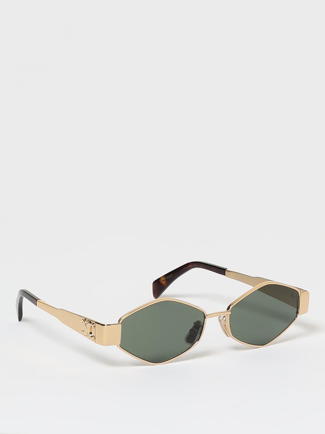 CELINE SUNGLASSES: Sunglasses woman Celine, Gold - Img 1