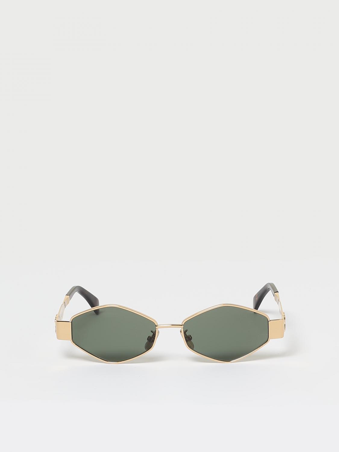 CELINE SUNGLASSES: Sunglasses woman Celine, Gold - Img 4