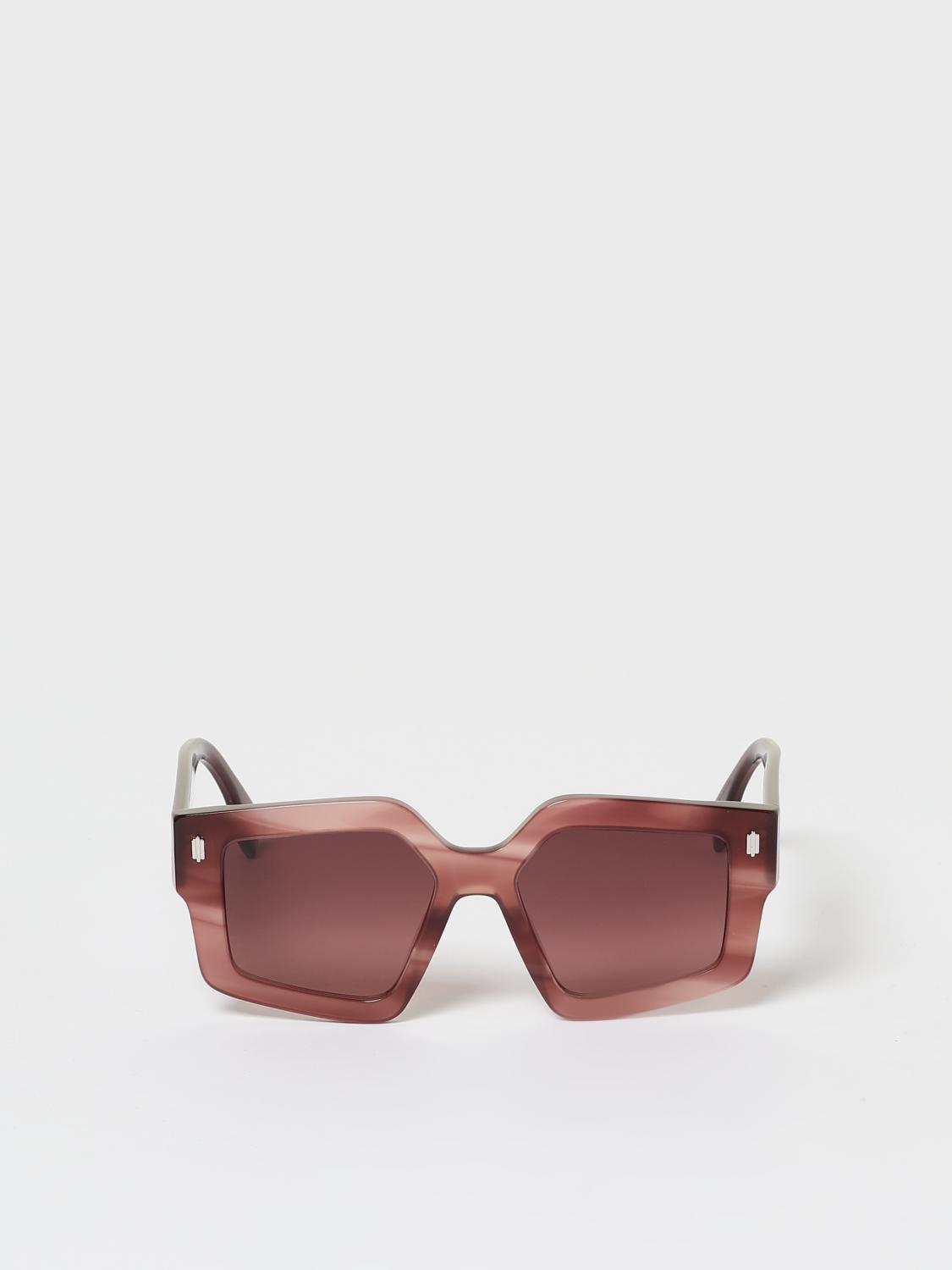 FENDI OCCHIALI DA SOLE: Occhiali da sole in acetato Fendi, Bordeaux - Img 3