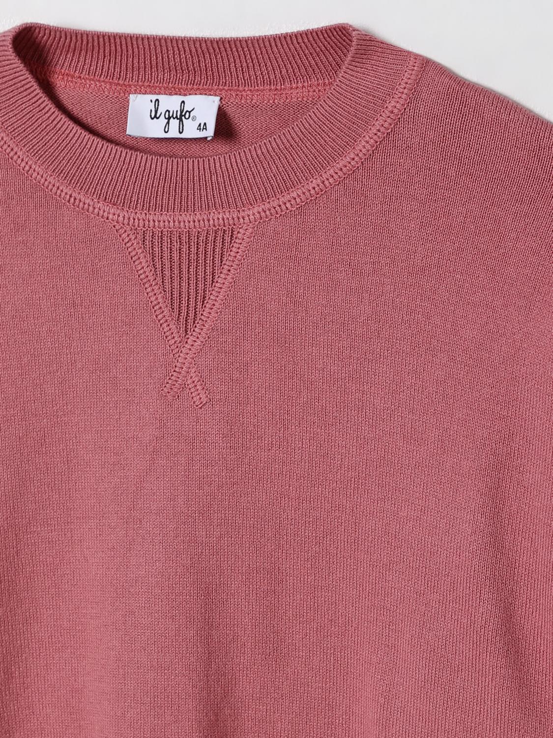 IL GUFO PULLOVER: Pullover kinder Il Gufo, Rot - Img 3