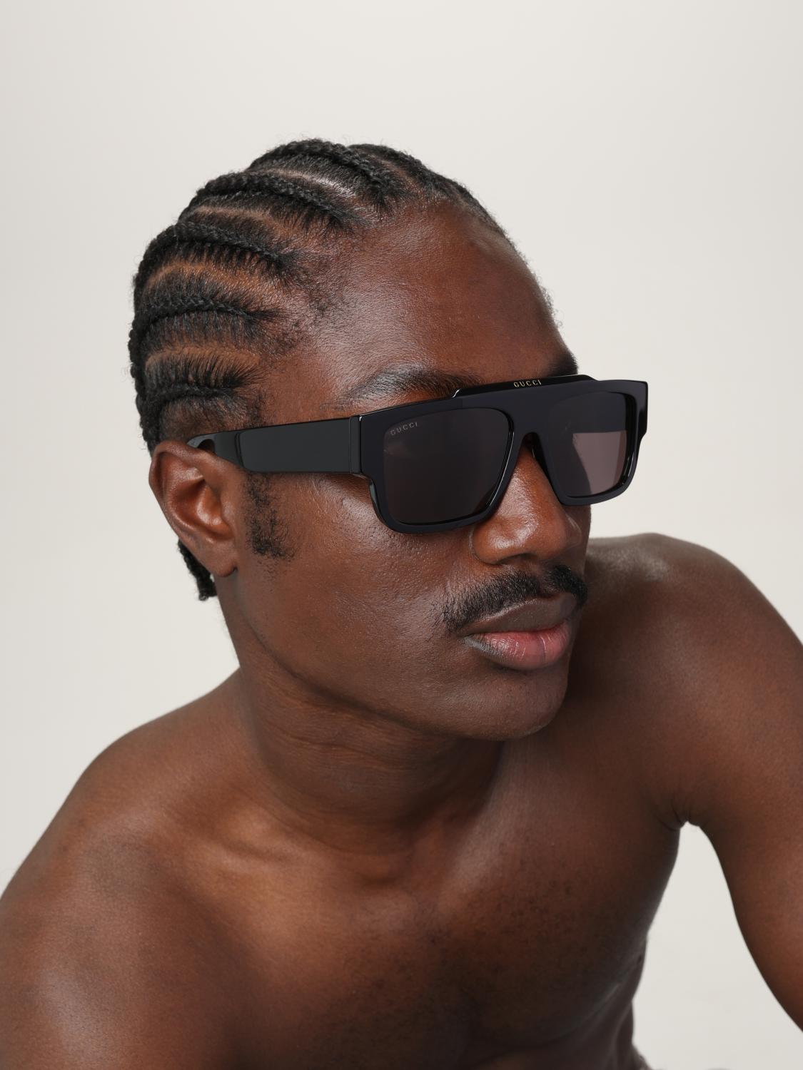 GUCCI LUNETTES DE SOLEIL: Lunettes de vue homme Gucci, Noir - Img 2