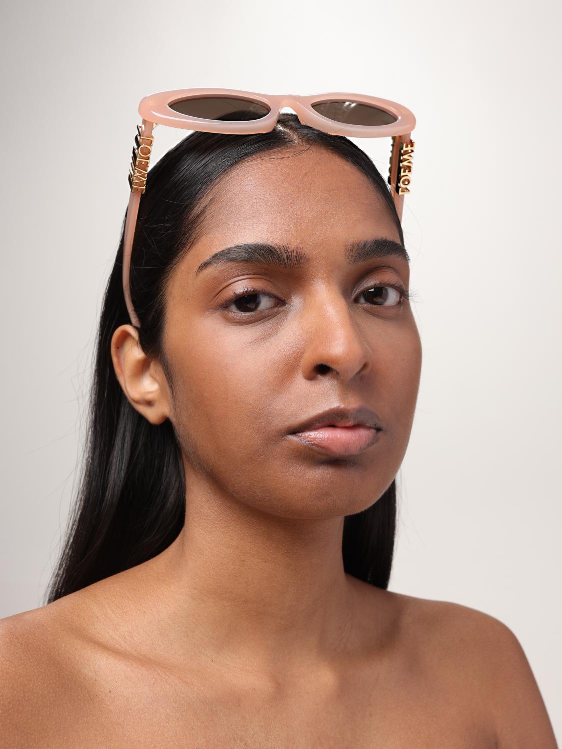 LOEWE OCCHIALI DA SOLE: Occhiali da sole in acetato Loewe, Rosa - Img 3