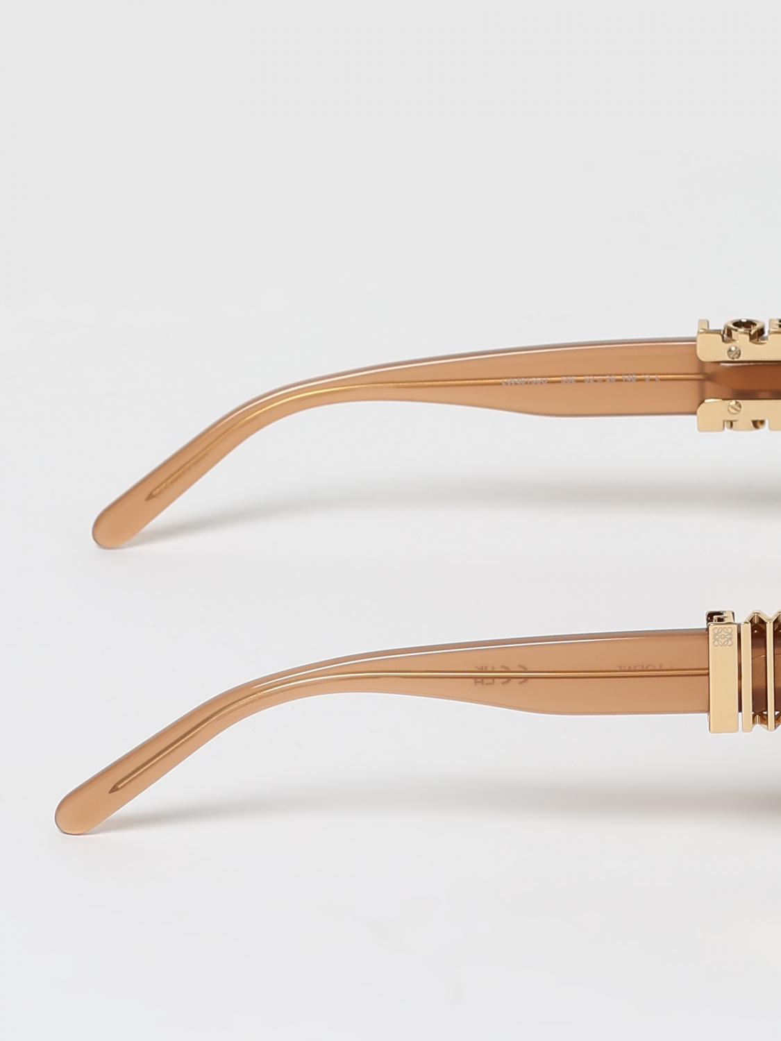 LOEWE OCCHIALI DA SOLE: Occhiali da sole in acetato Loewe, Marrone - Img 4