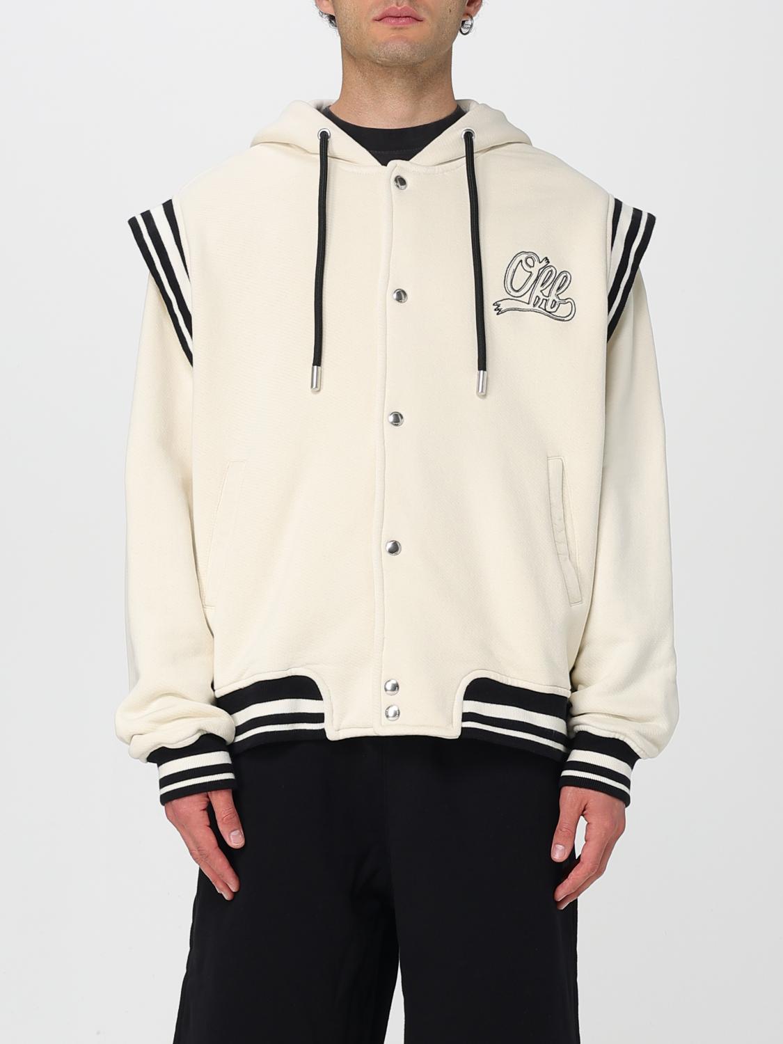 OFF-WHITE JACKET: Sweatshirt men Off-white, White - Img 1